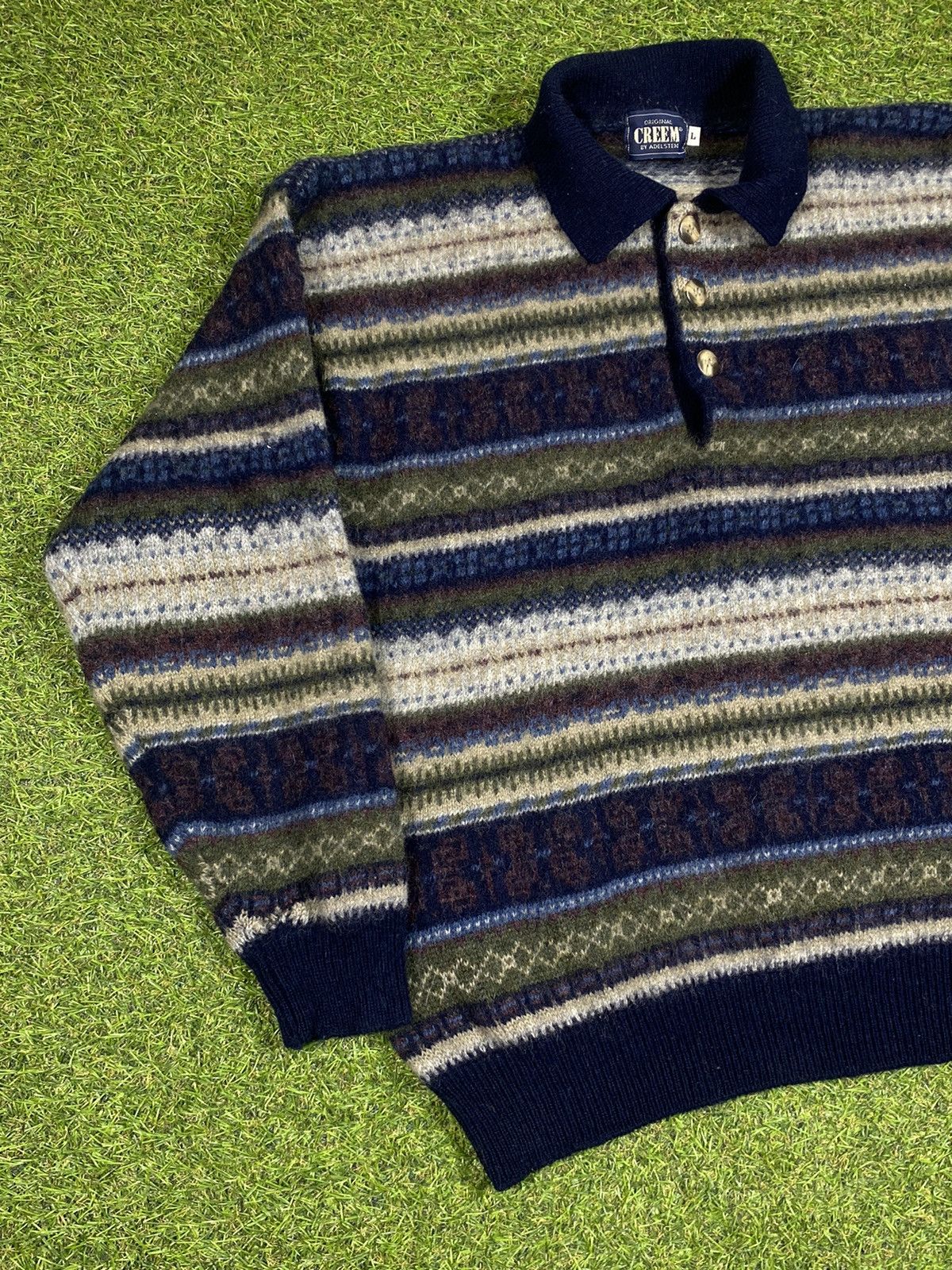 Japanese Brand Vintage 90s Japanese 1/4 sweater Old Money style size L Size US L / EU 52-54 / 3 - 2 Thumbnail