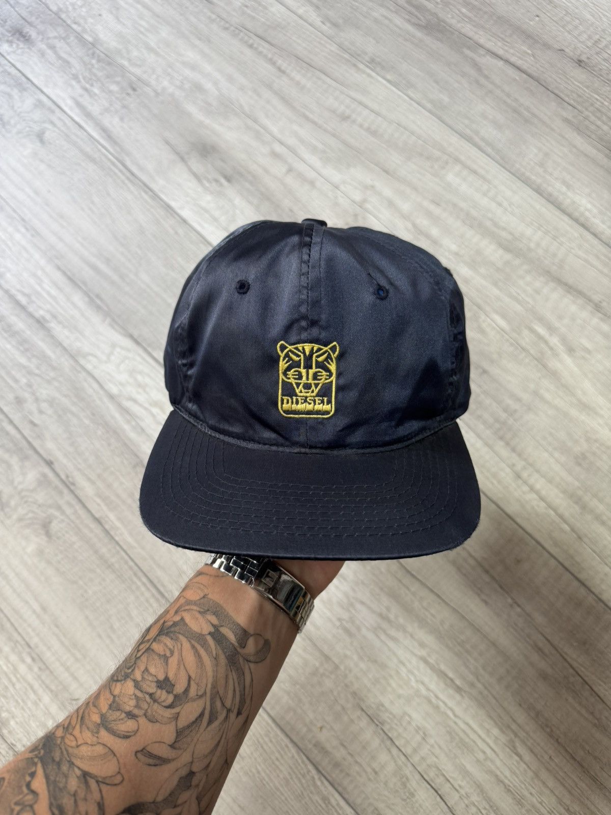 Diesel Vintage DIESEL Nylon Italy Hat Cap Rare Embroidered Logo Size ONE SIZE - 2 Thumbnail