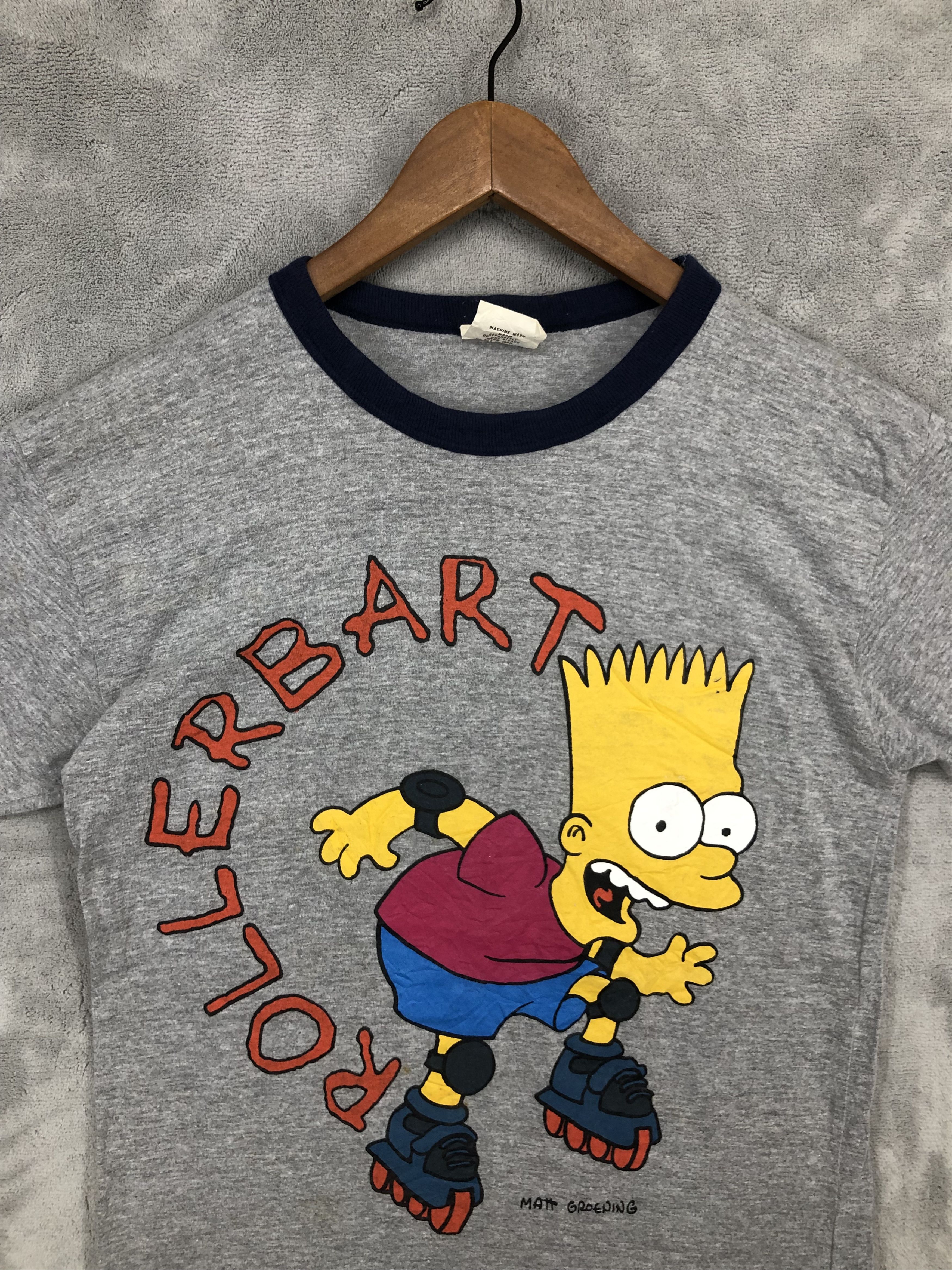 Cartoon Network Vintage Rollerbart Matt Groening Tee Size US M / EU 48-50 / 2 - 3 Thumbnail
