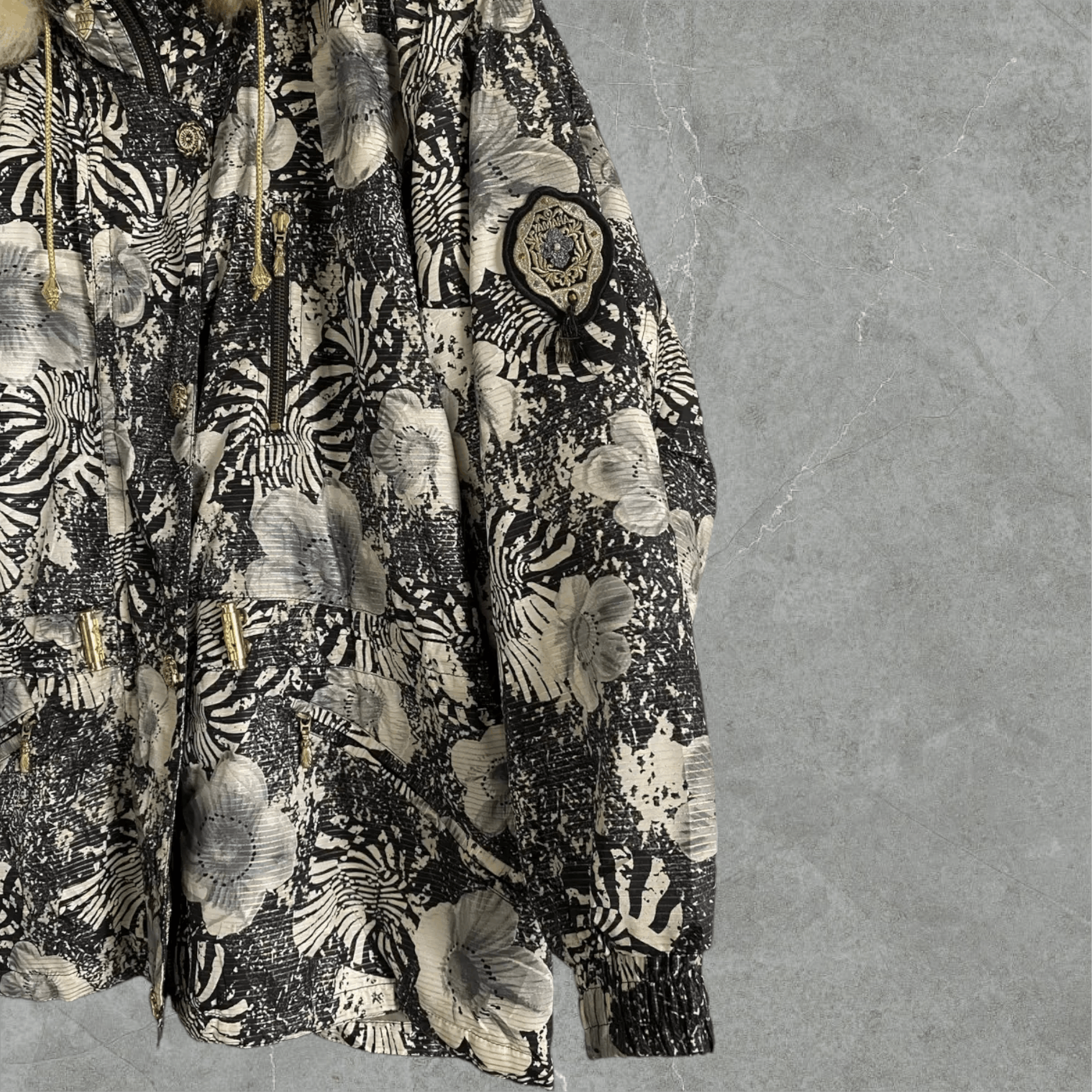 Japanese Brand × Yamaha YAMAHA fax fur jacket ifsixwasnine lgb style Size US L / EU 52-54 / 3 - 8 Thumbnail