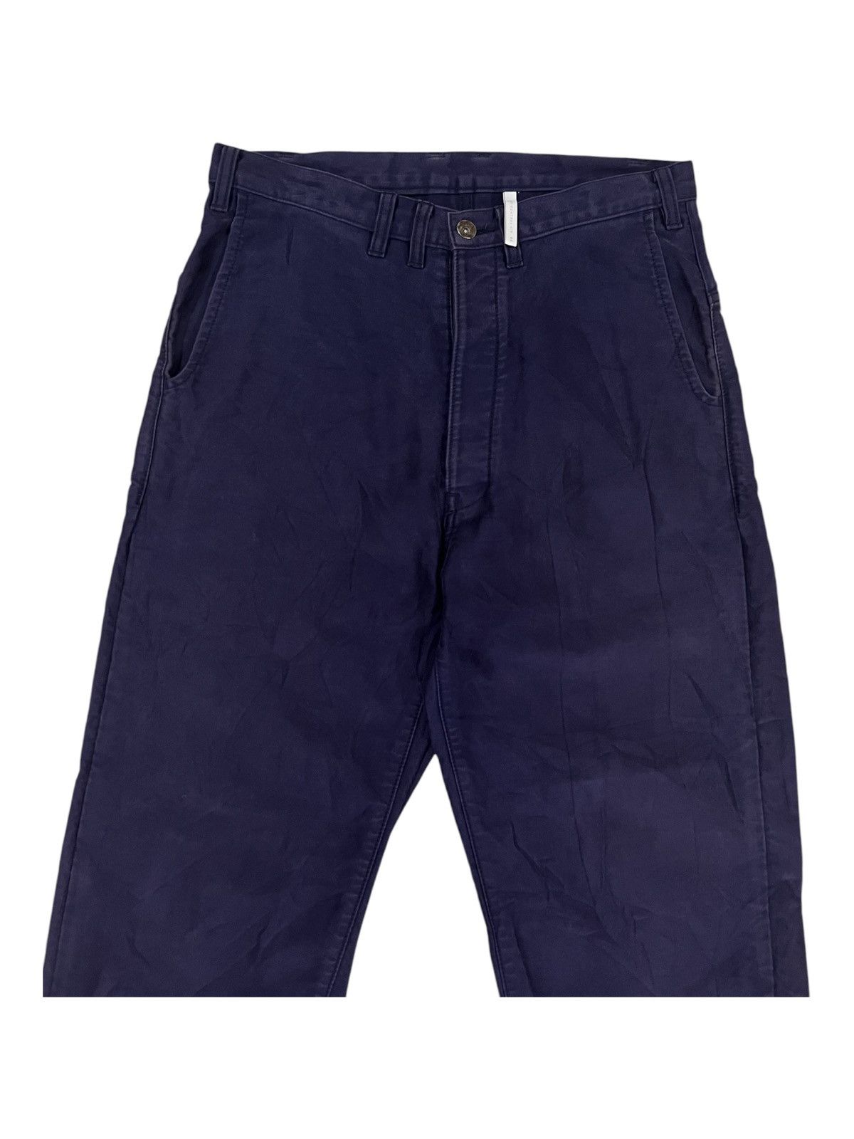 Garment Reproduction of Workers Vtg France Workwear Moleskin No Control Air Trousers Pants Size US 31 - 3 Thumbnail