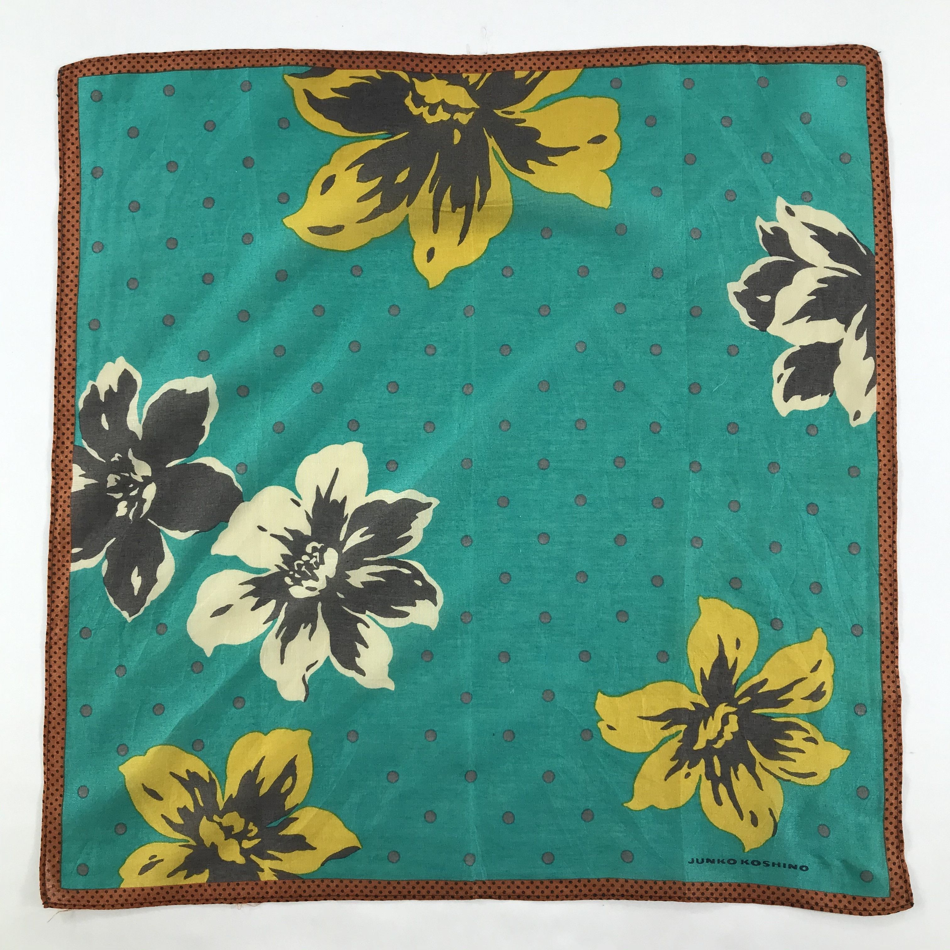 Mr. Junko × Vintage Mr. Junko Bandana / Handkerchief / Neckerchief - S1288 Size ONE SIZE - 1 Thumbnail