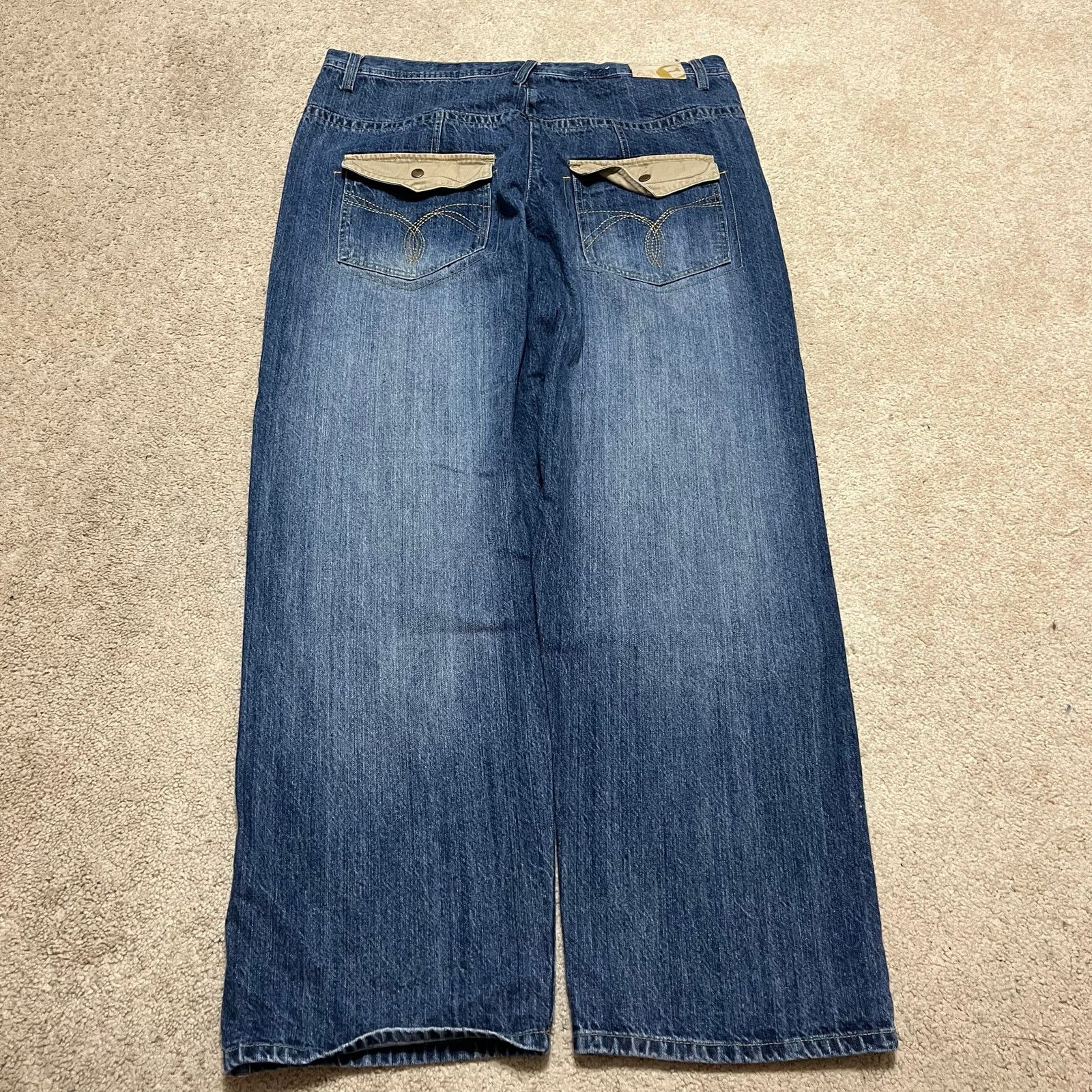 Other Exsto Y2K Baggy Skater Acid Washed Faded Blue Jeans 38Wx34L Size US 40 / EU 56 - 1 Thumbnail