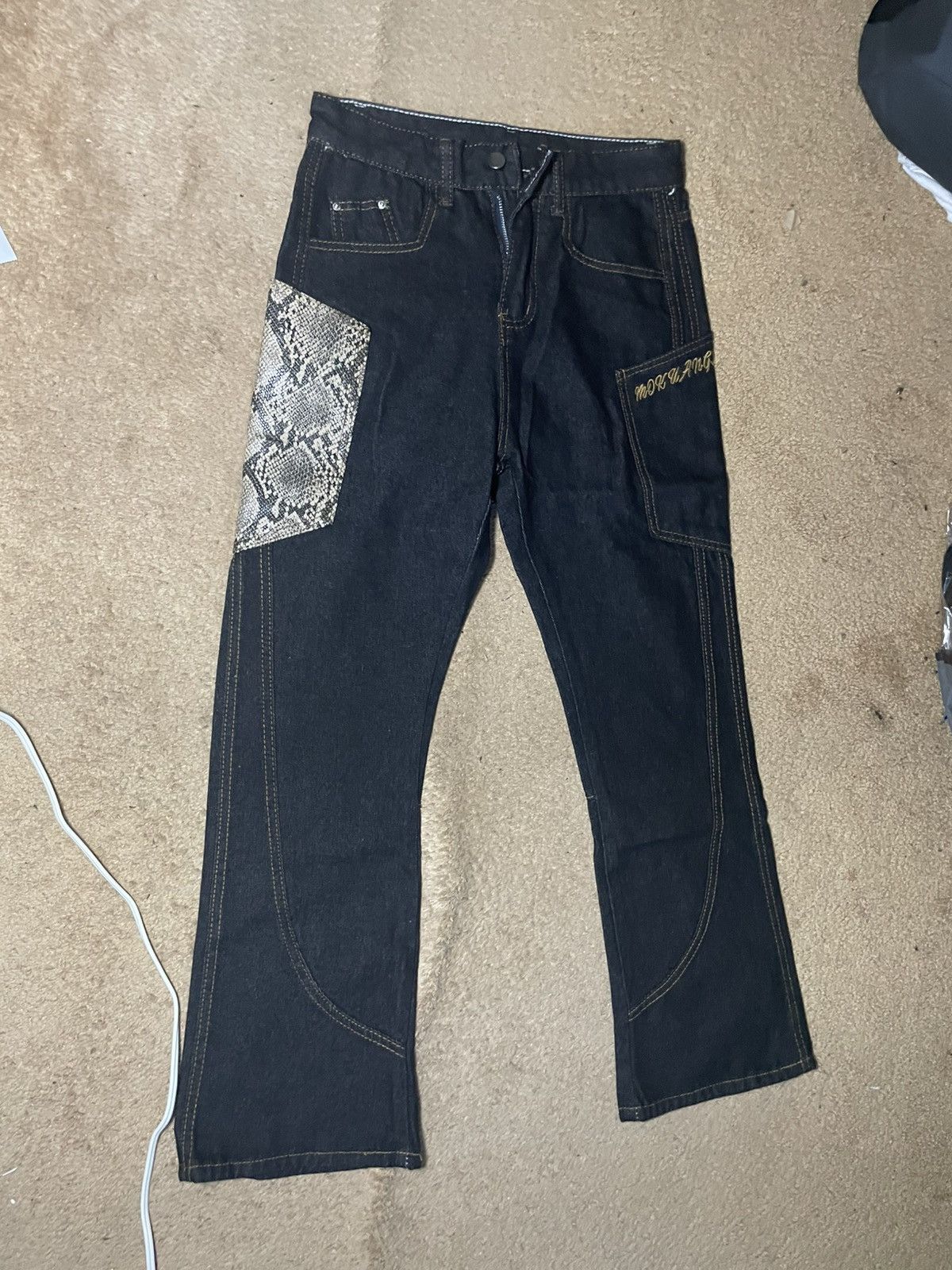 Other Black slightly flared jeans Size 39" - 1 Thumbnail