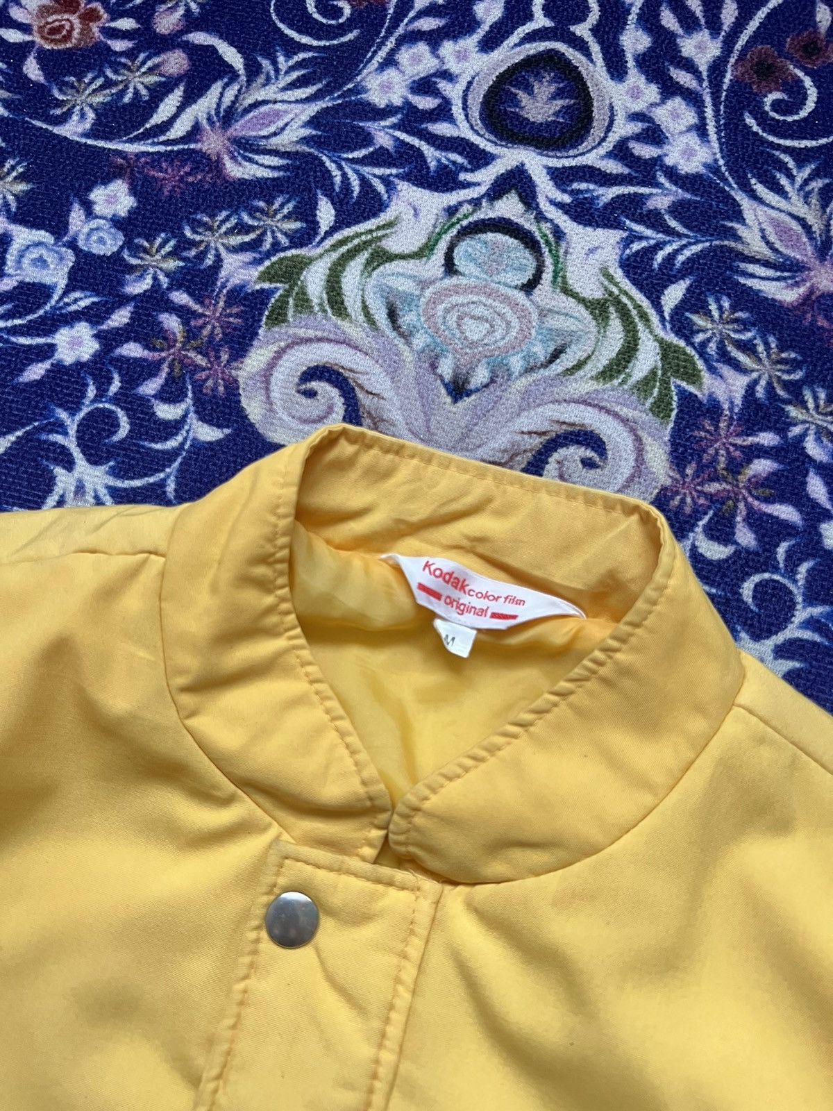 Kodak Yellow Bomber Jacket Kodak Colour Film Vintage 90s Size US M / EU 48-50 / 2 - 2 Thumbnail