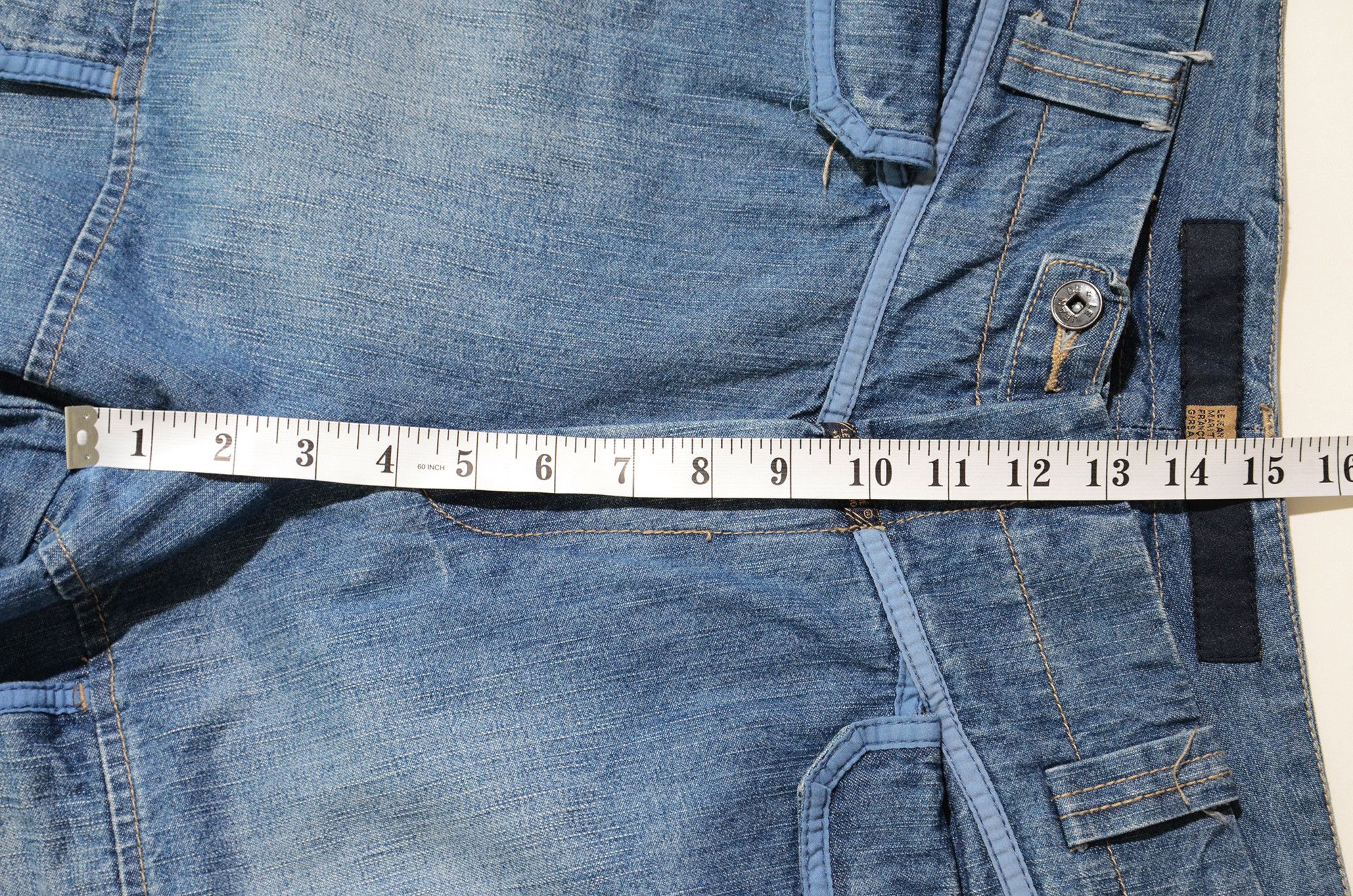 Marithe + Francois Girbaud M+FG W38 Cargo Jorts Hiphop 2006 Y2K Craft Size US 38 / EU 54 - 13 Thumbnail