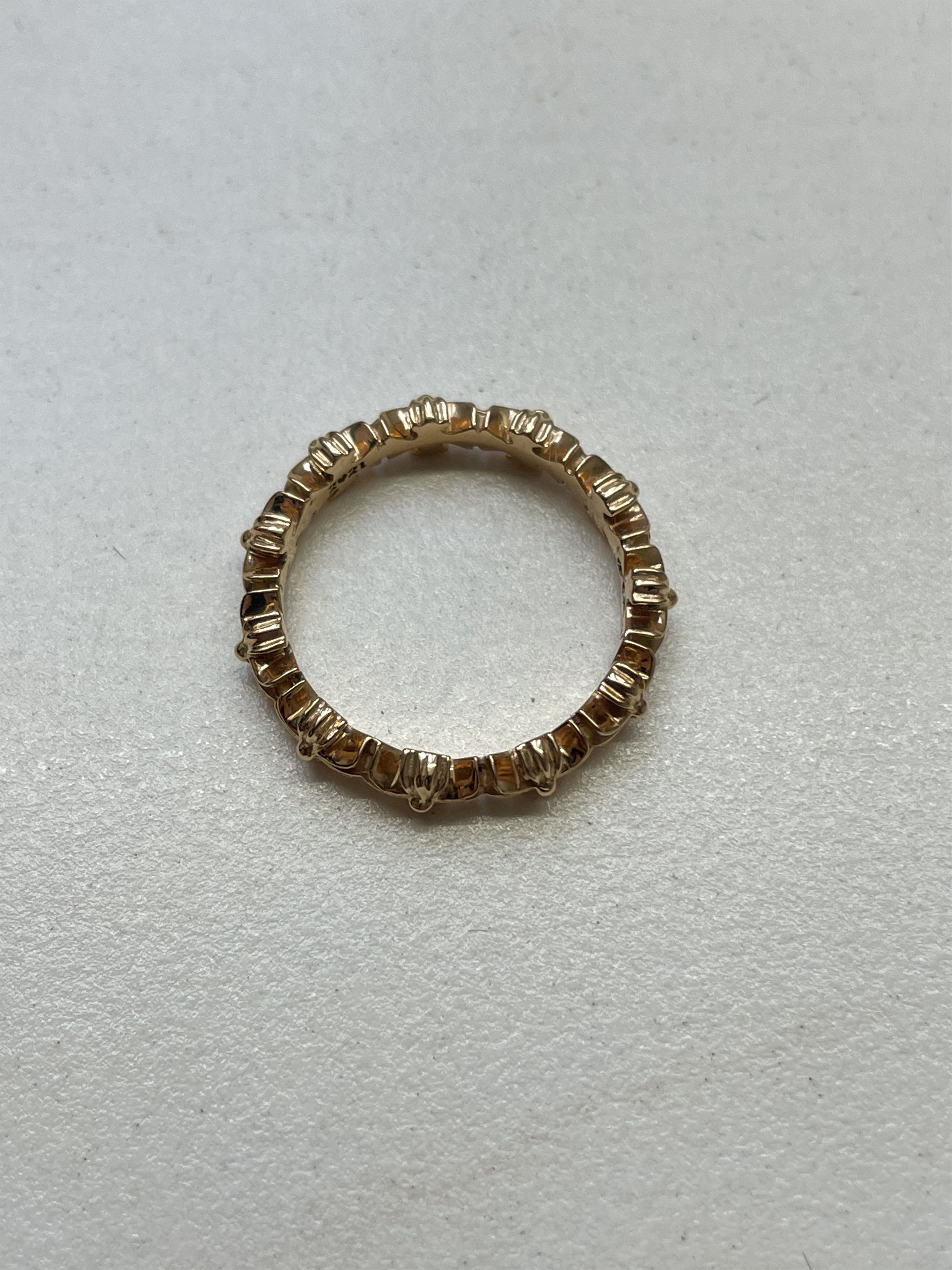 Chrome Hearts Chrome Hearts 22K Gold Tiny E Plus Brand Ring Size ONE SIZE - 8 Thumbnail