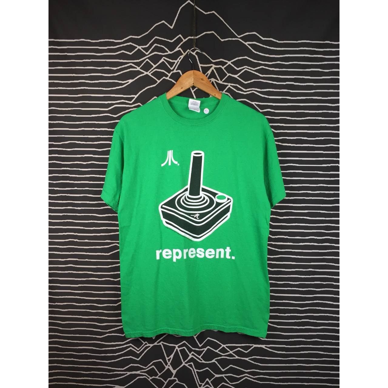 Nintendo Atari Joystick Represent Big Logo Retro Gaming Promo Tee Size US M / EU 48-50 / 2 - 1 Thumbnail