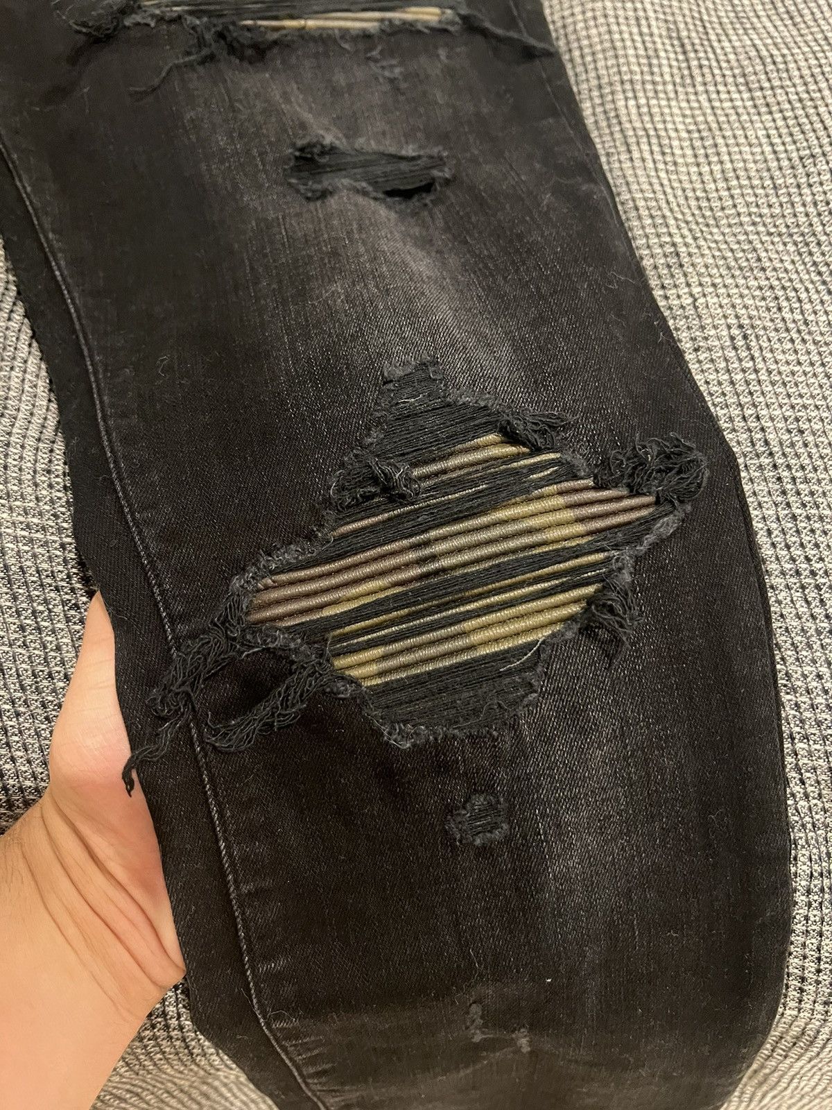 Amiri Amiri Leather Camo MX1 Size US 34 / EU 50 - 5 Thumbnail