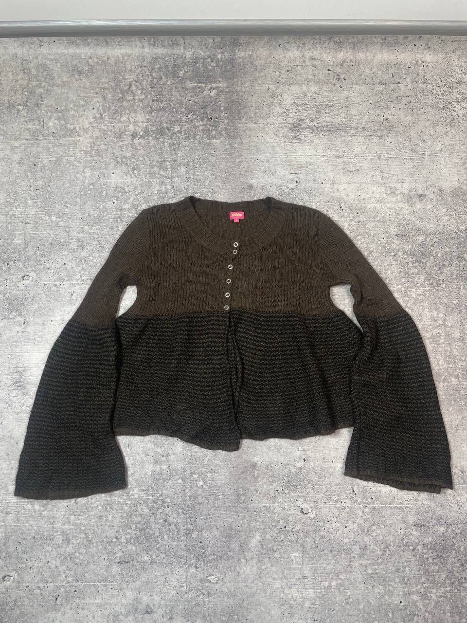 Japanese Brand Vintage Save The Queen Style Mohair Cardigan Sweater Y2K Size S / US 4 / IT 40 - 1 Thumbnail