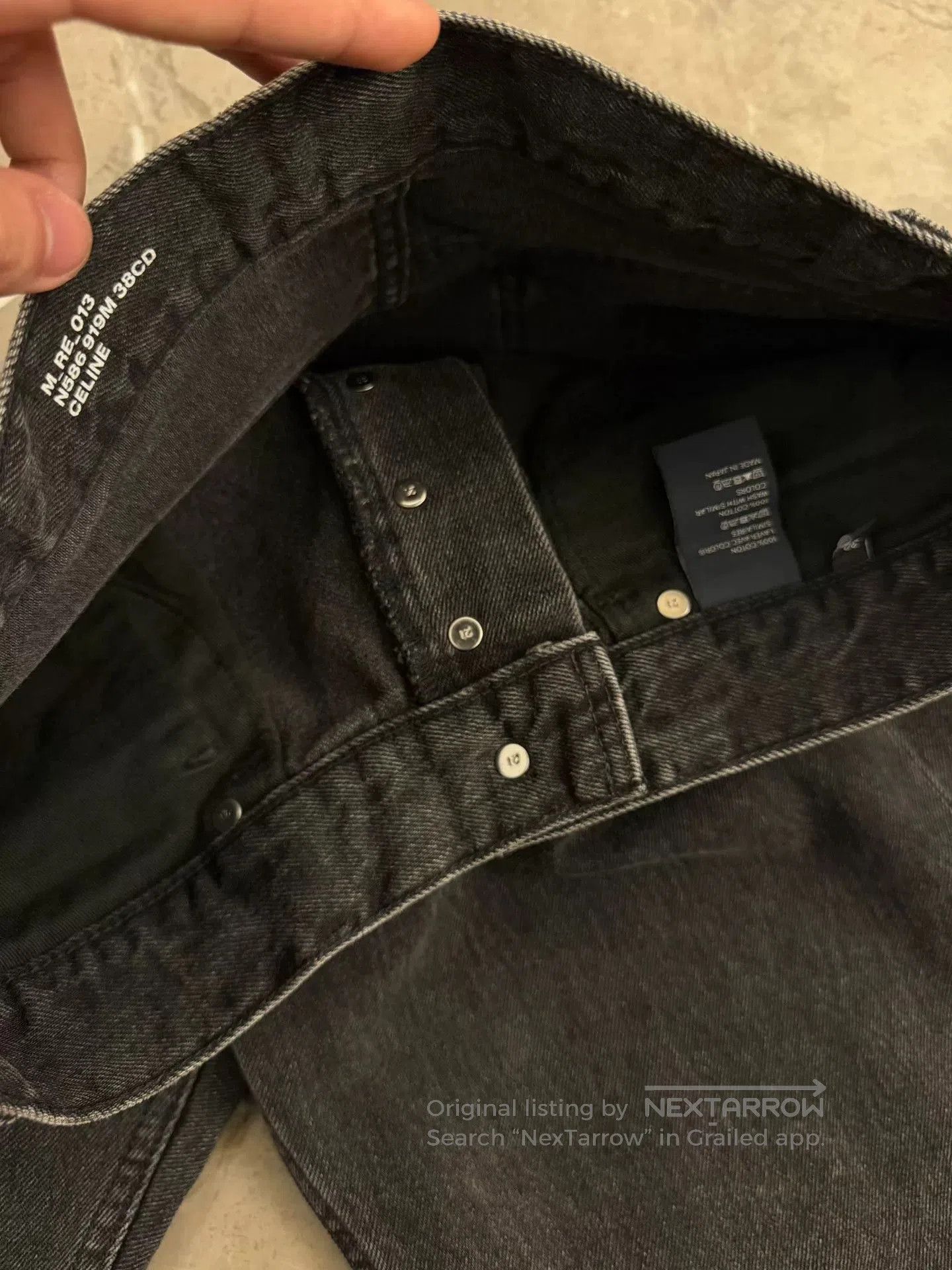Celine Celine Hedi Slimane Gray Distressed Jeans. Size US 30 / EU 46 - 5 Thumbnail
