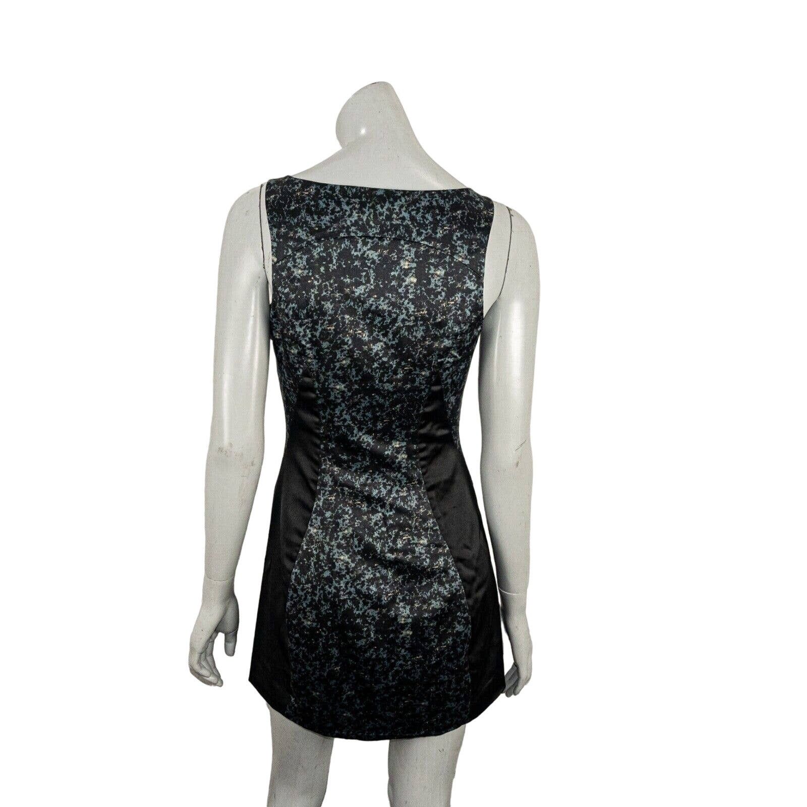 Allsaints All Saints Black Green Heidi Dress Marble Print Sleeveless 6 Size M / US 6-8 / IT 42-44 - 5 Thumbnail