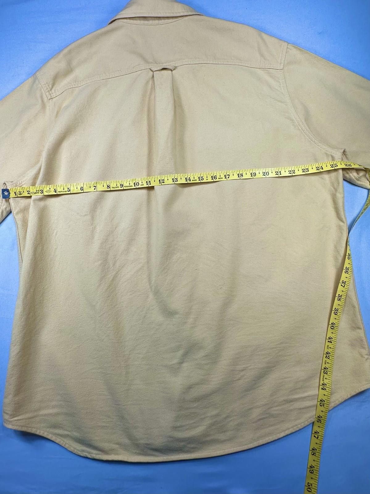 Eddie Bauer Eddie Bauer Men's Large Yellow Pocketed Button Down Shirt Size US L / EU 52-54 / 3 - 6 Thumbnail