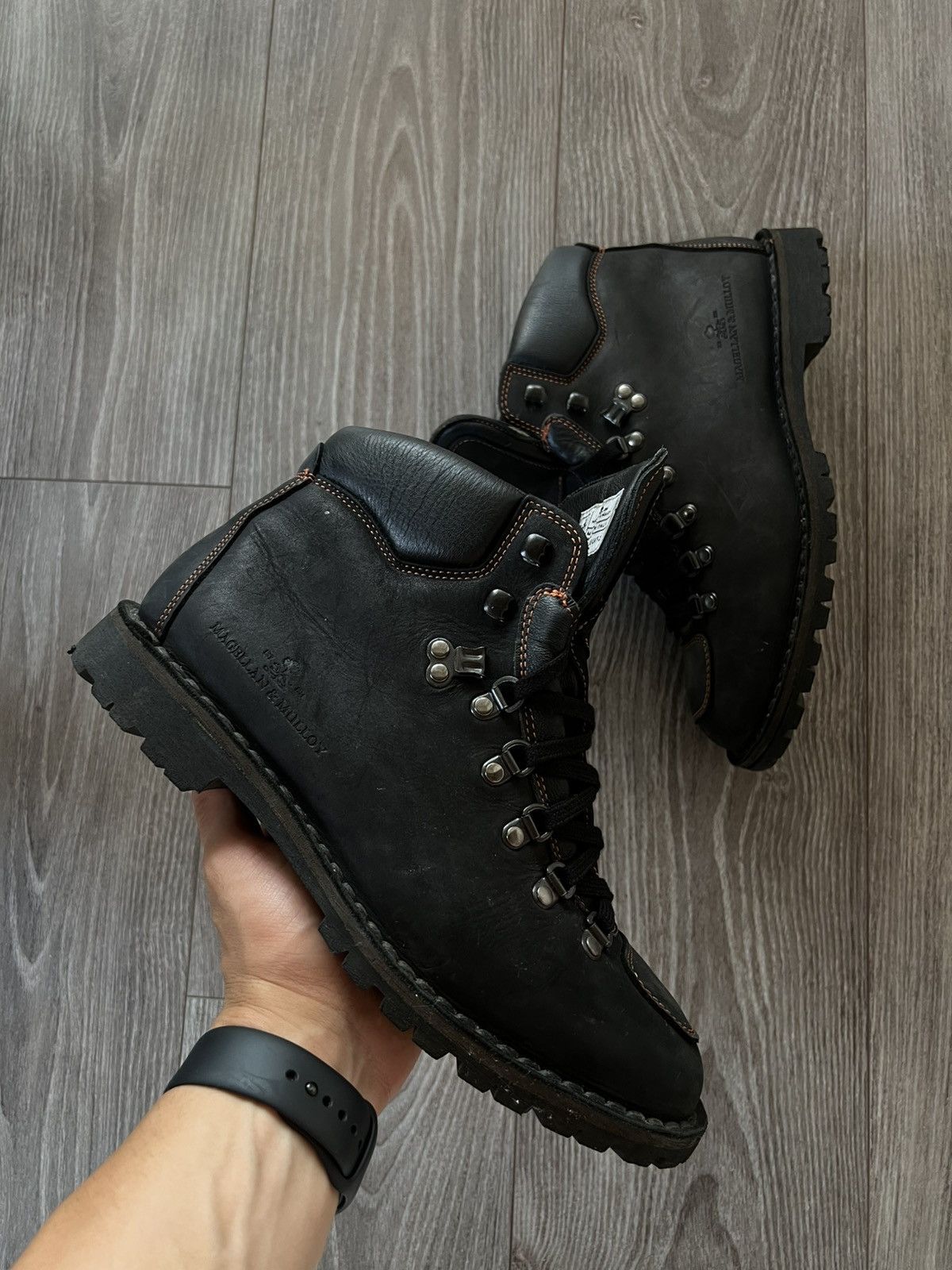 Designer Archival Magellan & Mulloy Hand Italy Crafted Bikers Boots Size US 8 / EU 41 - 6 Thumbnail