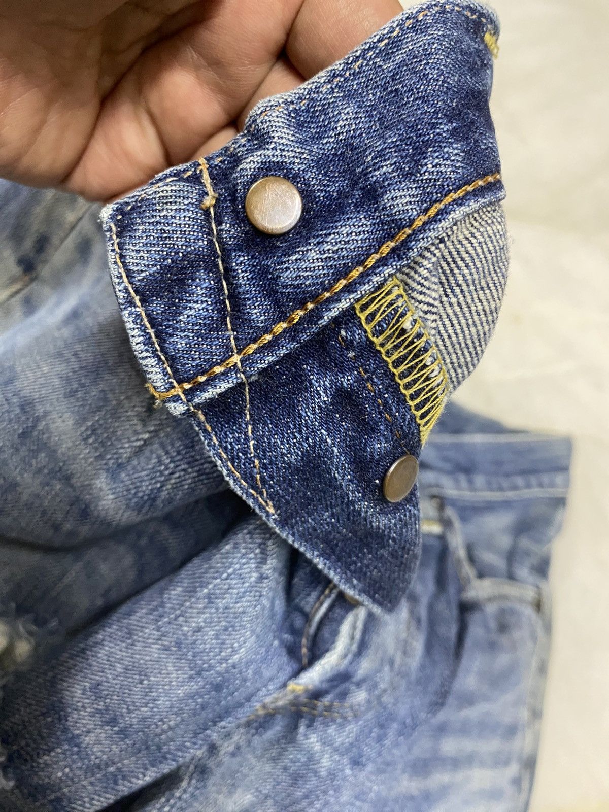 Edwin Size 30x29 Vintage Edwin Distressed Jeans Faded Pants Denim Size US 30 / EU 46 - 6 Thumbnail