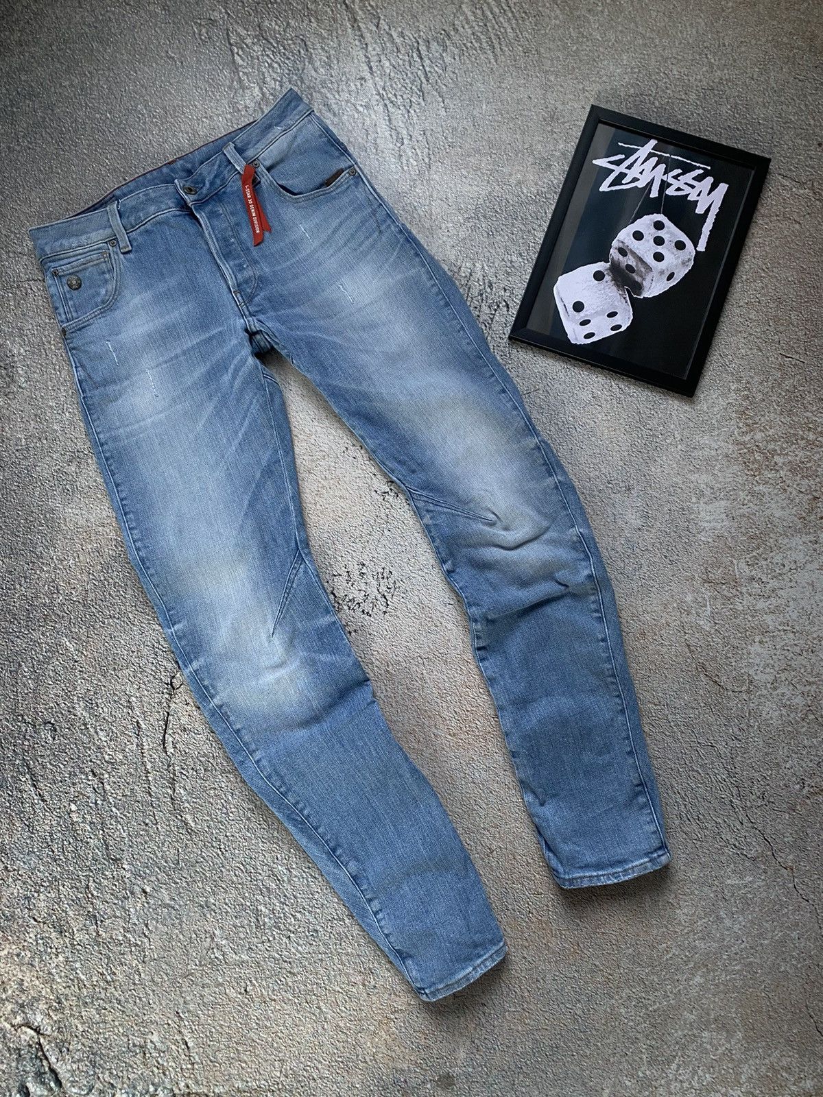 G-Star Vintage G-star RAW ARC 30 slim Denim anatomical shape Size US 30 / EU 46 - 1 Thumbnail
