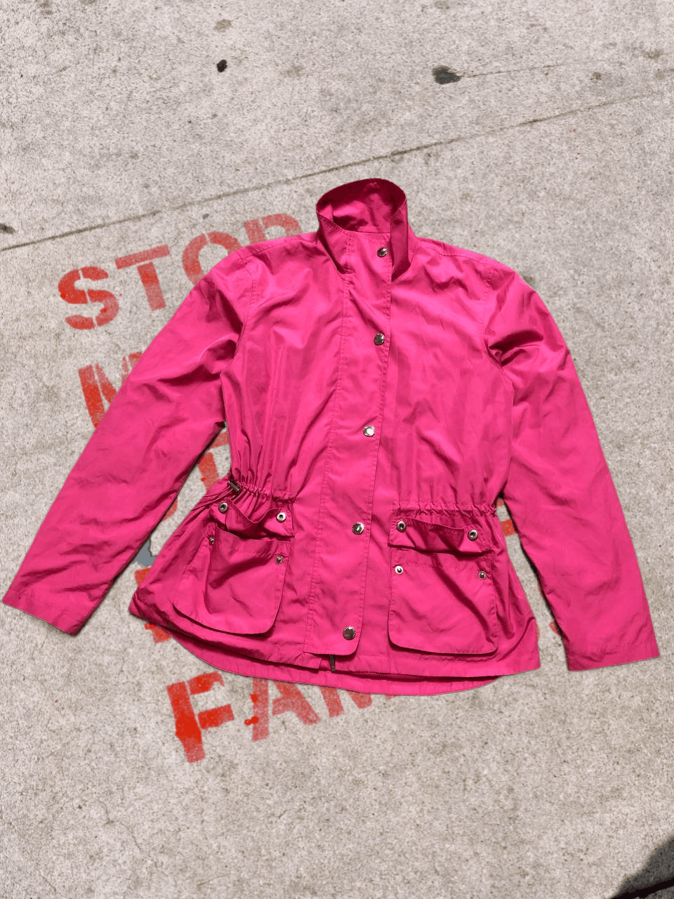 Lauren Ralph Lauren Streetwear Pink Zip Down Jacket Lauren Ralph Lauren Size S / US 4 / IT 40 - 1 Thumbnail