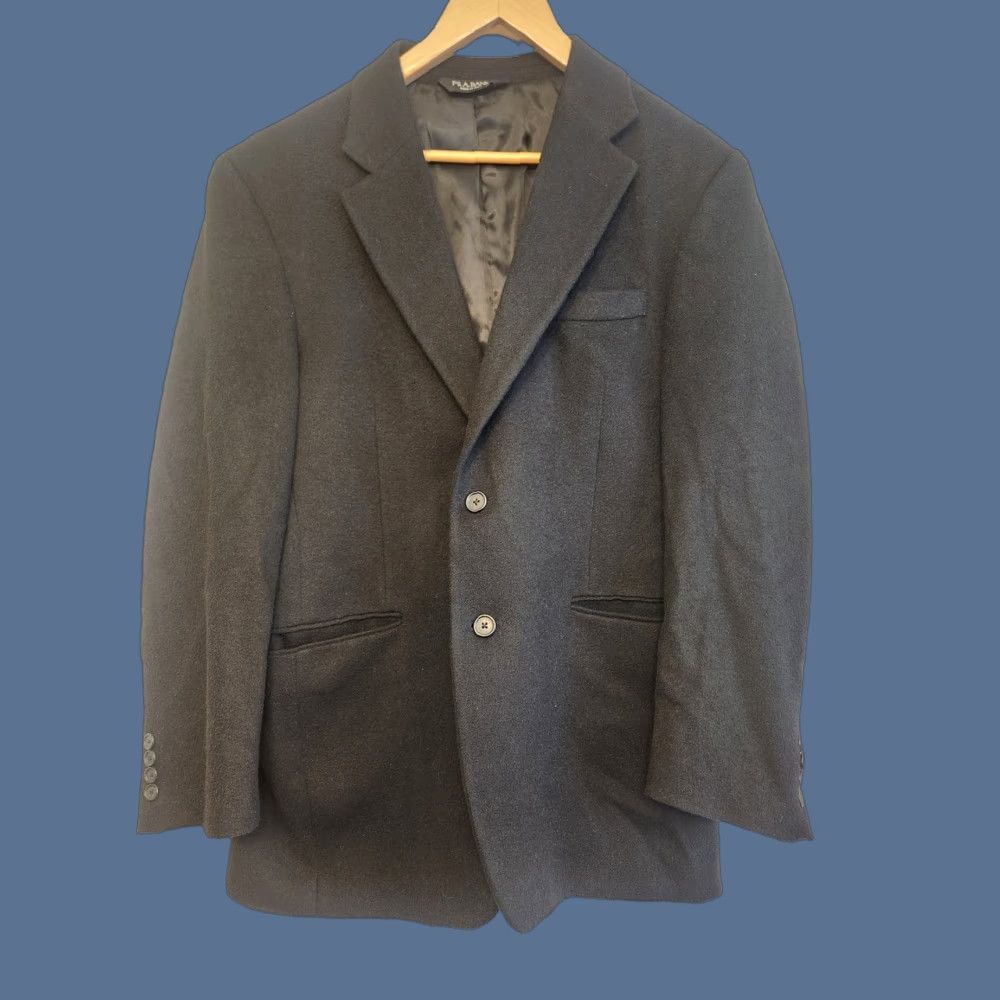 Jos. A. Bank Jos. A. Bank Blazer Sport Coat Mens Gray 38R 2 Button Camelhair Notch Lapel Single-Breasted Casual Business Jacket Size 38R - 1 Thumbnail