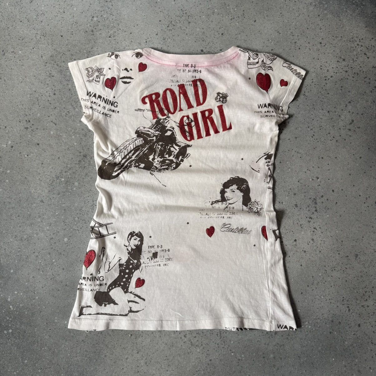 Hysteric Glamour Amazing Y2K Sexy Lady Printed Vintage T-Shirt Size S / US 4 / IT 40 - 6 Thumbnail