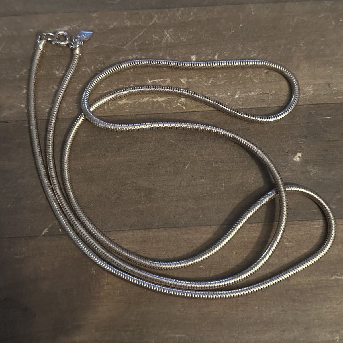 Other × Vintage Vintage Sarah Coventry long gold tone snake chain necklace Size ONE SIZE - 3 Thumbnail