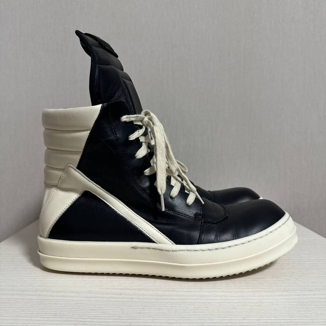 Rick Owens Rick Owens Geobasket Black Milk | Grailed