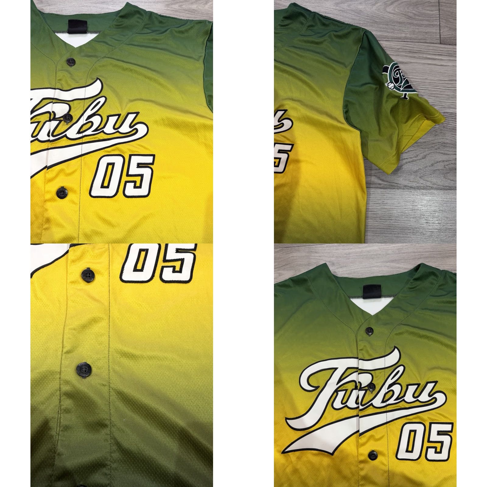 Fubu Fubu Multicolor Baseball Jersey Shirt Hip Hop Y2K L Mens Shirt Size US L / EU 52-54 / 3 - 8 Thumbnail
