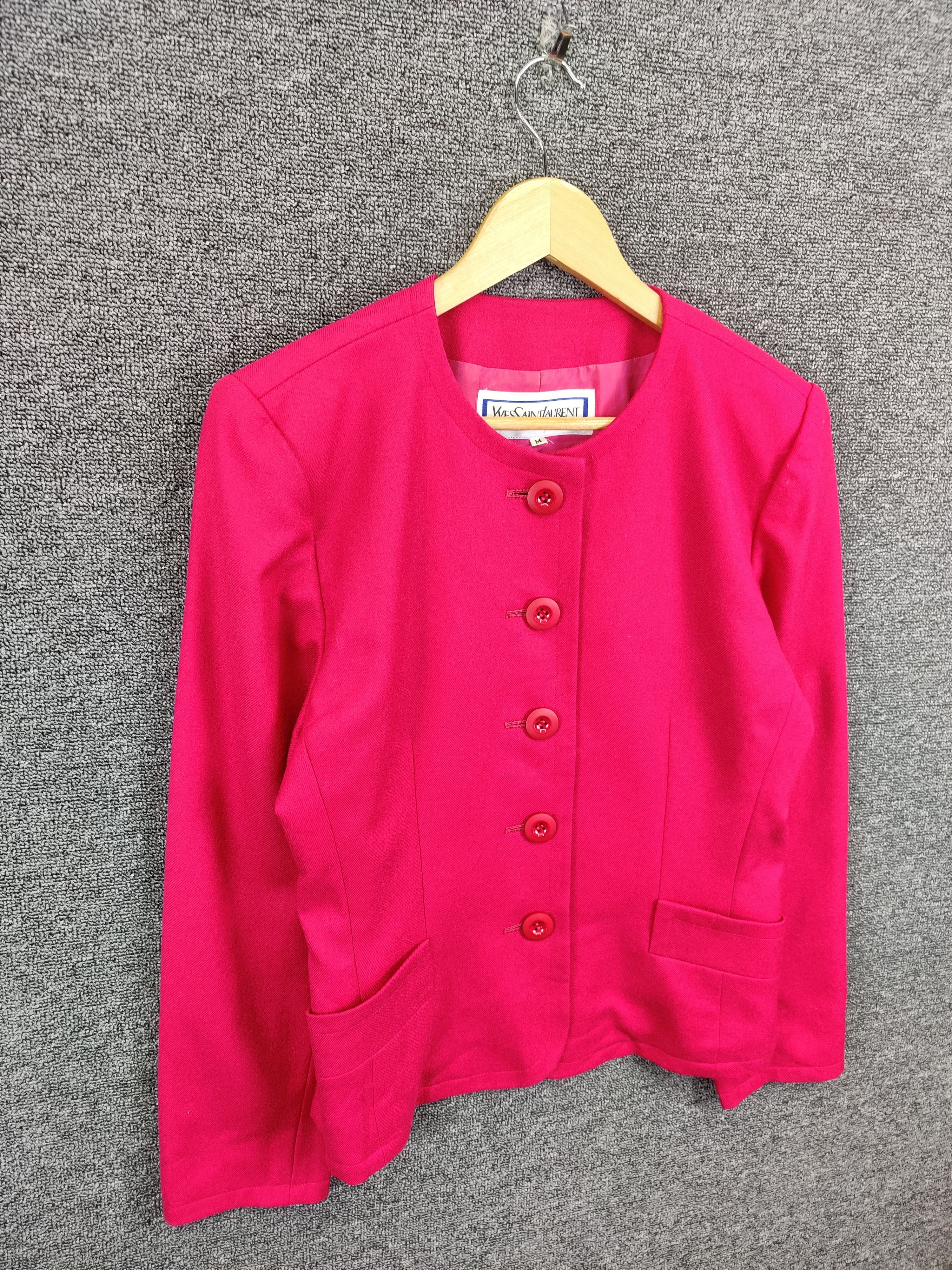 Yves Saint Laurent Vintage Yves Saint Laurent Wool Button Ups Coat Size US M / EU 48-50 / 2 - 5 Thumbnail