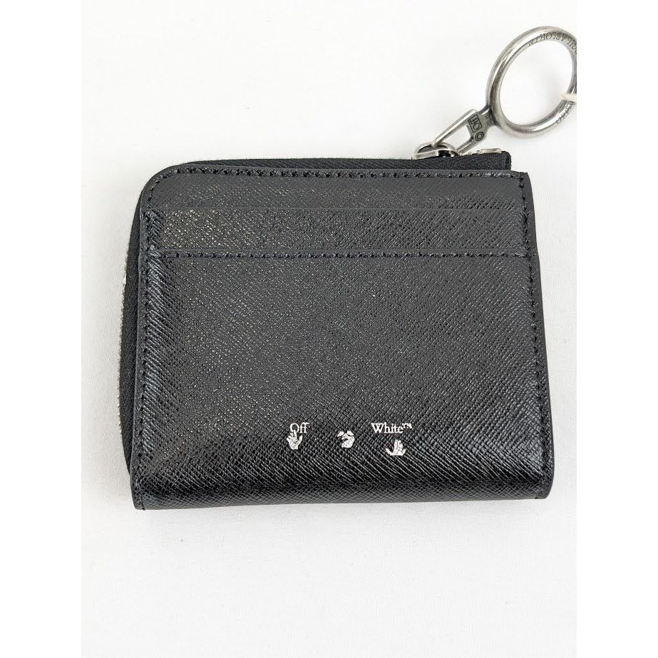 Off-White o1rshd1 Size: OS / Binder Diag Saff Zip Wallet in Black Size ONE SIZE - 2 Thumbnail