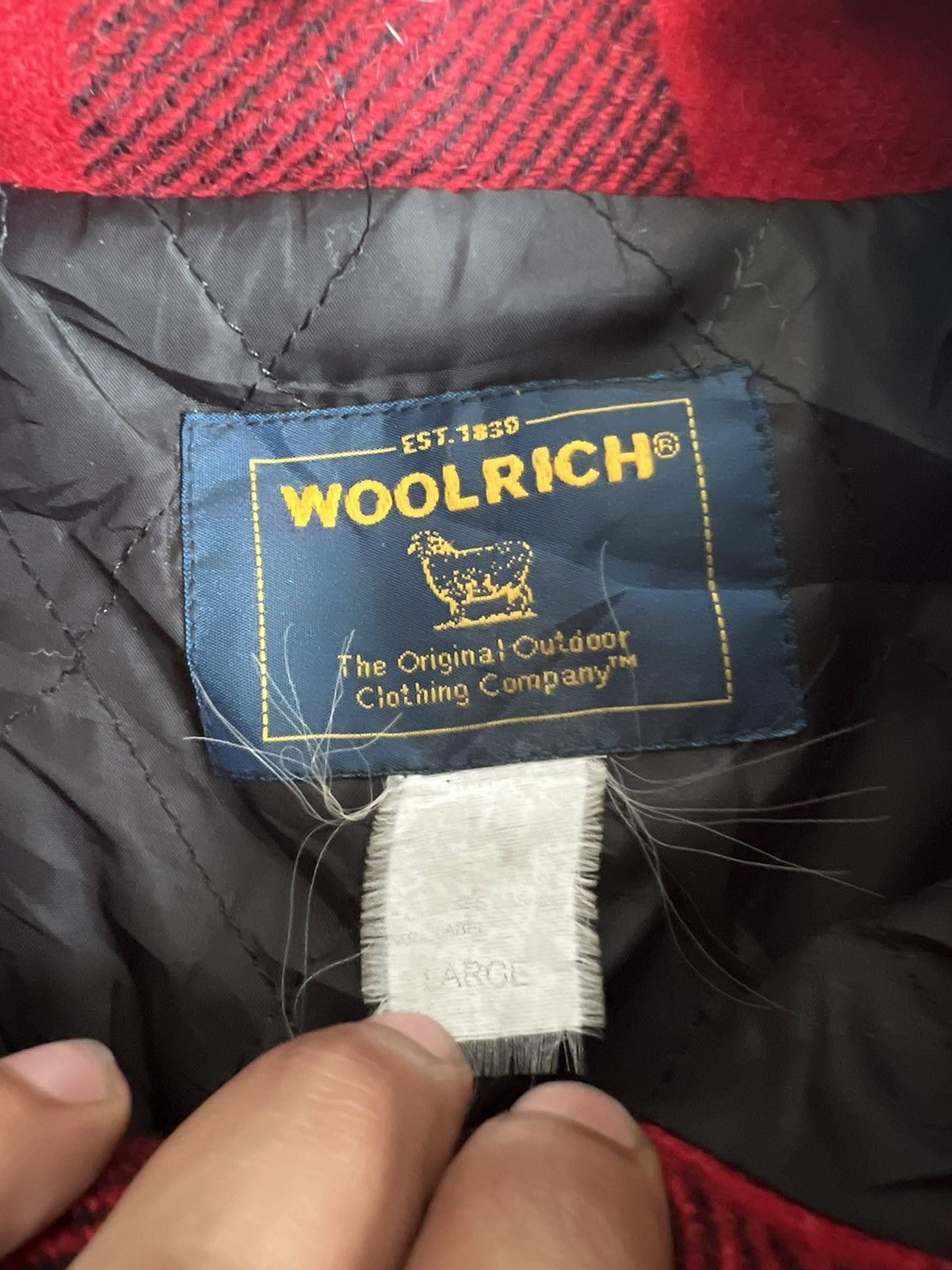 Filson × Pendleton × Woolrich Woolen Mills Vintage Buffalo Check Mackinaw Hunting Wool Jacket Woolrich Size US L / EU 52-54 / 3 - 11 Thumbnail