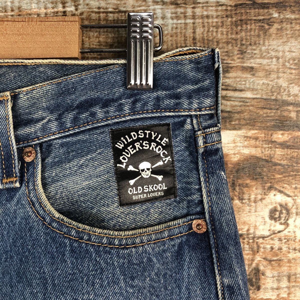 Levi's DL Levis 501 X Wildstyle super Lovers Rock denim #A2620 Size US 31 - 10 Thumbnail
