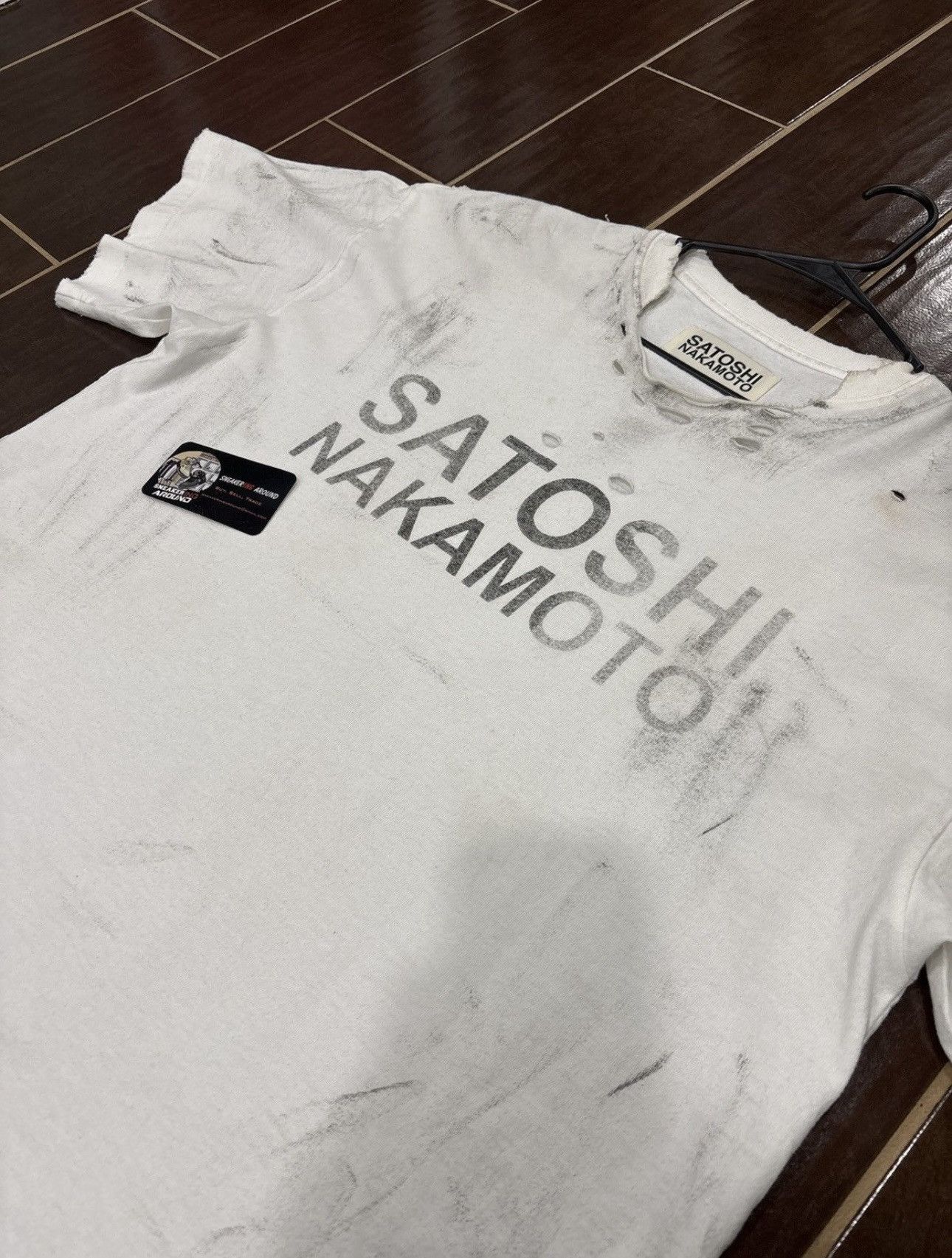 Satoshi Nakamoto SATOSHI NAKAMOTO DESTROYED LUKE TEE Size US M / EU 48-50 / 2 - 2 Thumbnail