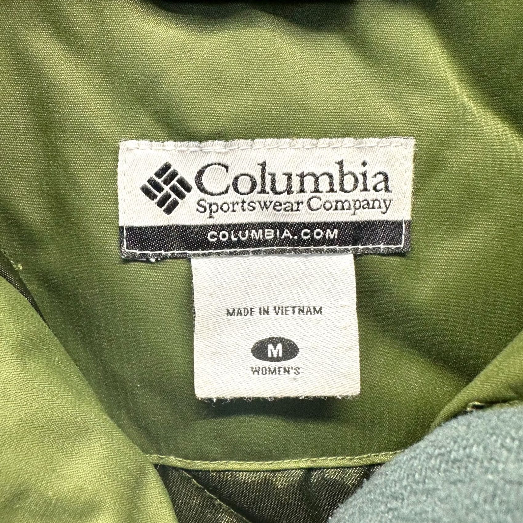 Vintage Columbia Jacket Womens Medium Green Waterproof Full Zip Winter Coat Hooded Size M / US 6-8 / IT 42-44 - 7 Thumbnail