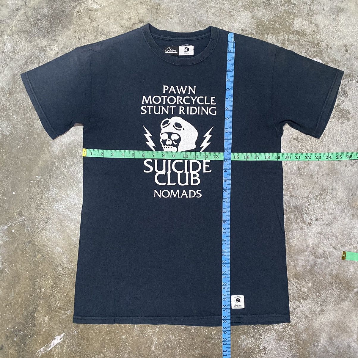 Japanese Brand PAWN NOMADS SUICIDE CLUB MOTORCYCLES JAPANESE BRAND TEE Size US M / EU 48-50 / 2 - 12 Thumbnail