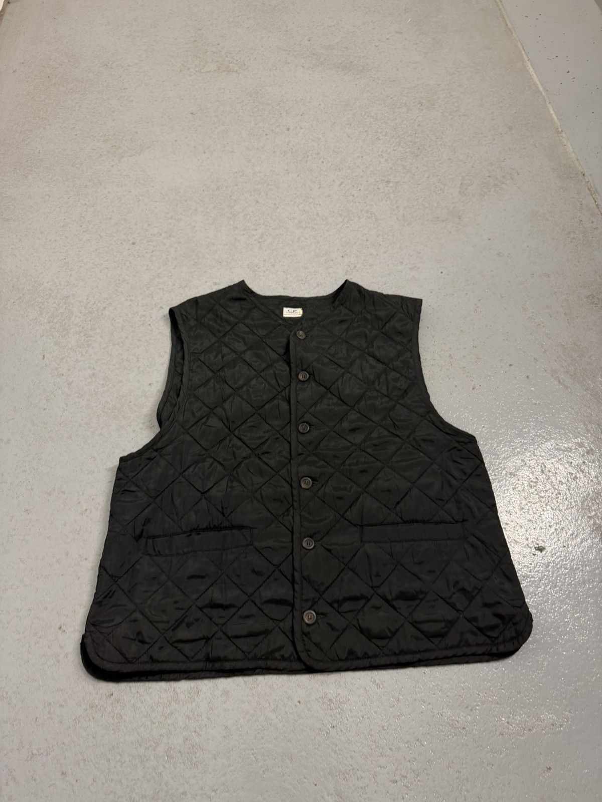 C.P. Company Vintage 80s C.P. Company Quilted Light Vest Size US L / EU 52-54 / 3 - 5 Thumbnail