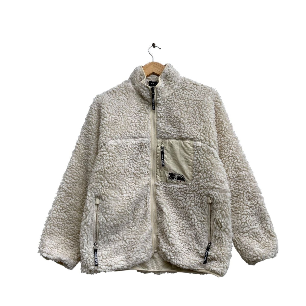 Japanese Brand × Patagonia 💥Vintage First Down USA Deep Pile Zipper Jacket Size US M / EU 48-50 / 2 - 1 Thumbnail