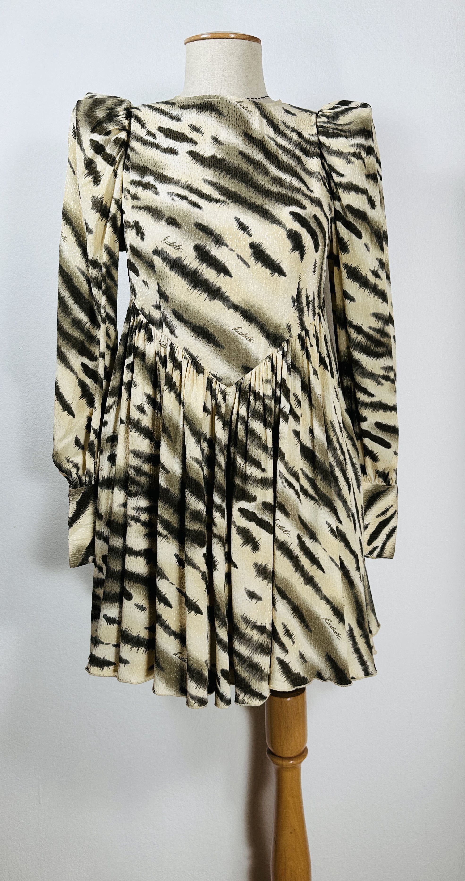 image of Rotate Birger Christensen Light Jacquard Mini Dress, Women's (Size Small)