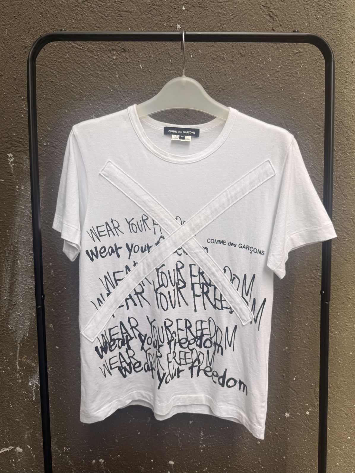 Comme des Garcons My Energy Comes From Freedom CDG Shirt | Grailed