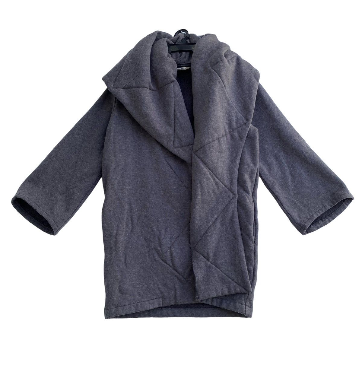 Norma Kamali × Vintage 90s rare NORMA KAMALI waterfall collar unbotton coat jacket Size M / US 6-8 / IT 42-44 - 2 Thumbnail