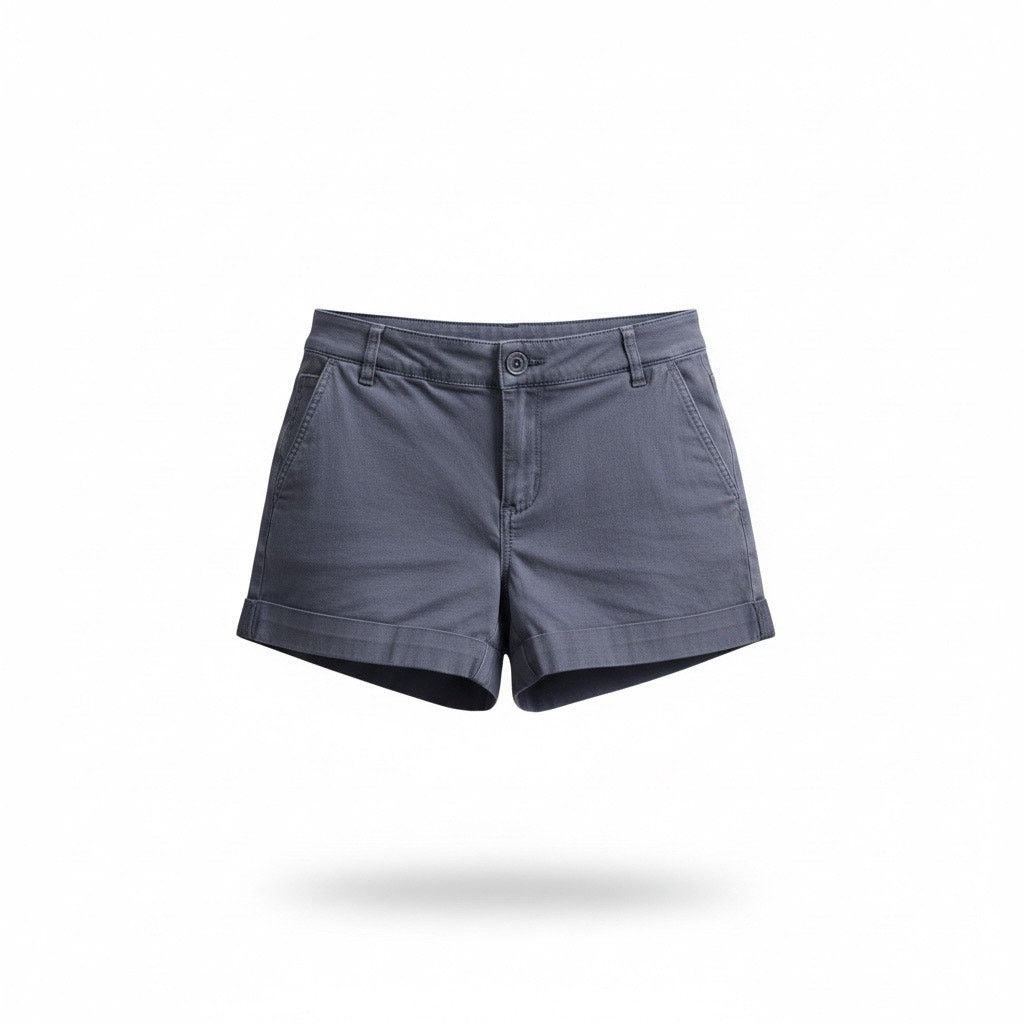 Forever 21 Forever Twenty One Women’s Medium Gray Cuffed Shorts Casual Size 28" / US 6 / IT 42 - 1 Thumbnail