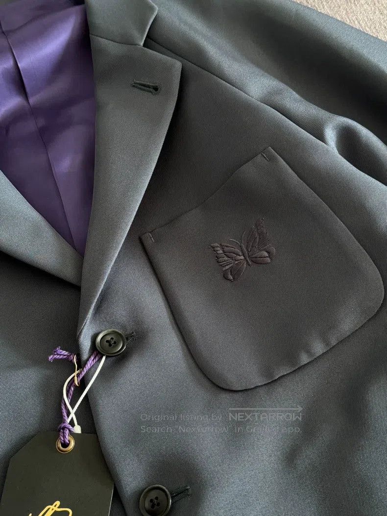Needles Needles size S Embroidery logo suit jacket Size 48R - 2 Thumbnail