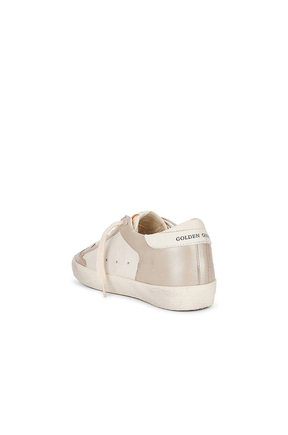 Golden Goose o1bcso1str0725 Superstar Sneakers in White/Sand Size US 10 / IT 40 - 3 Thumbnail