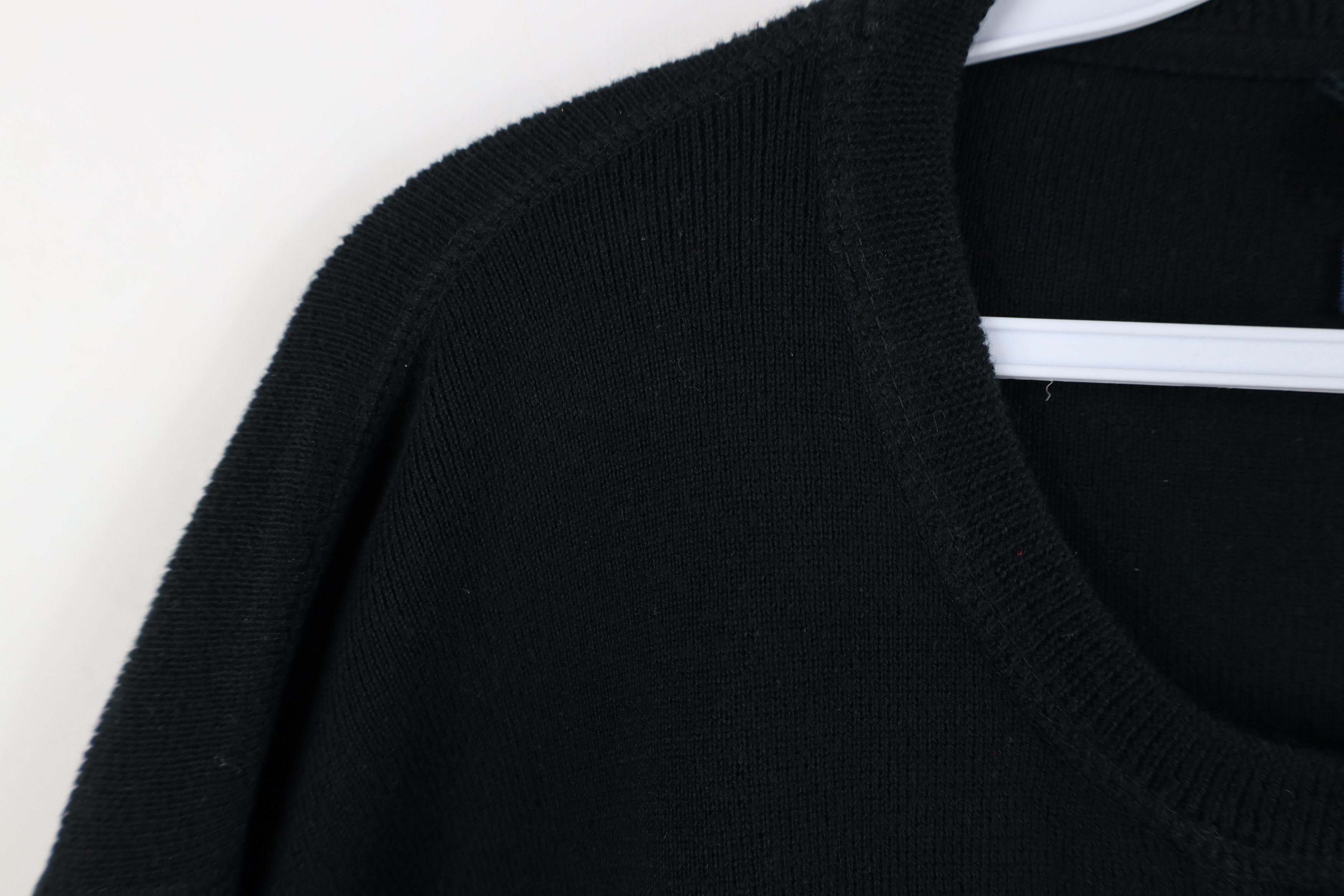 Polo Ralph Lauren Vintage 90s Ralph Lauren Ribbed Knit Crewneck Sweater Black Size US XL / EU 56 / 4 - 6 Thumbnail