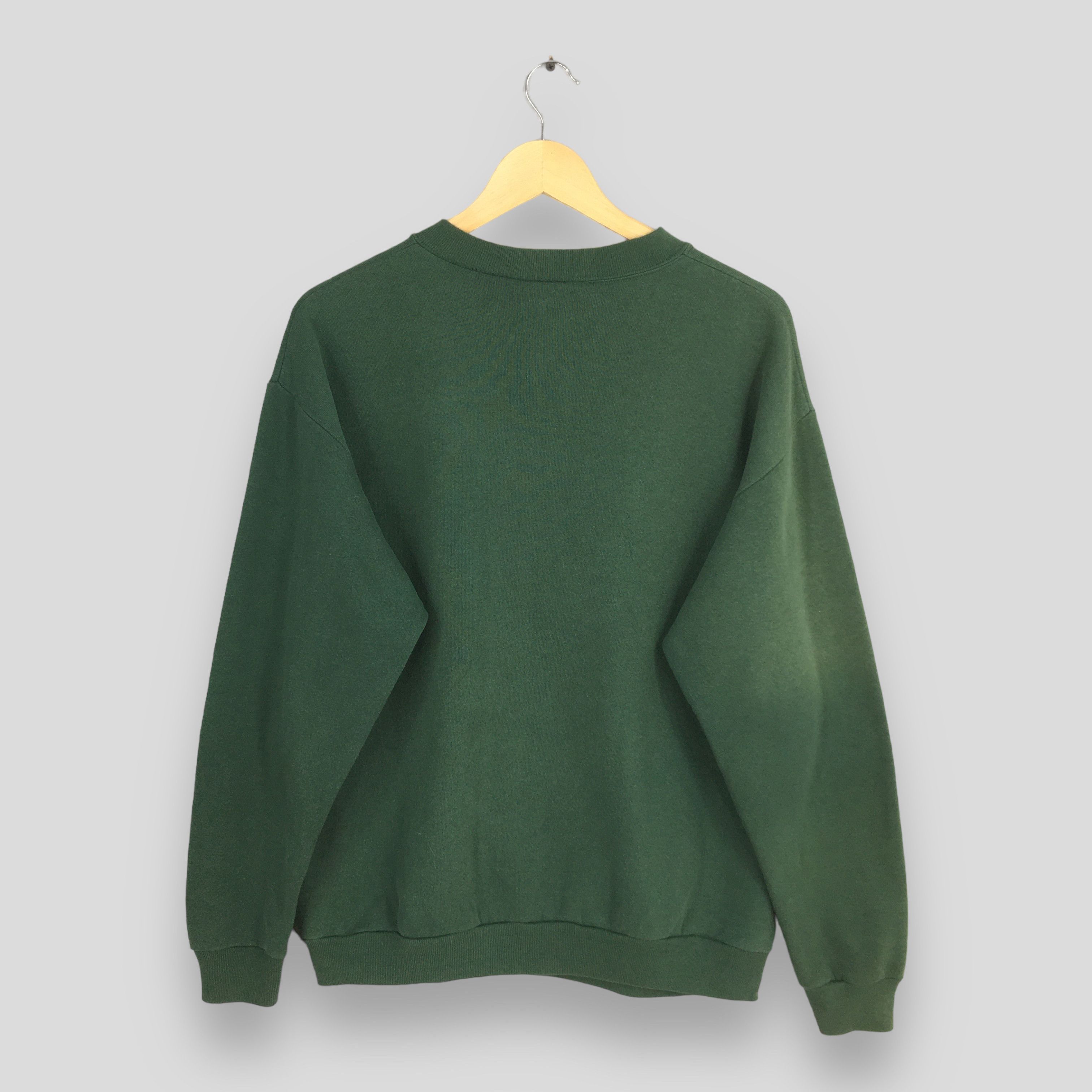 Hang Ten × Vintage Vintage 90s Hang Ten Big Logo Green Sweatshirt Medium Size US M / EU 48-50 / 2 - 7 Thumbnail
