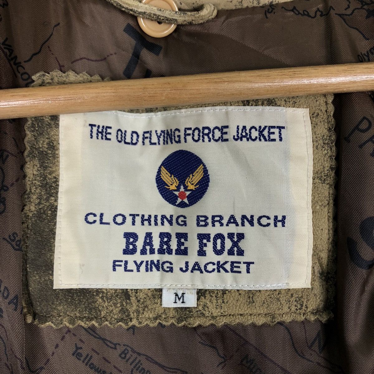 Bare Fox 🔥Vintage Leather Jacket Bare Fox Flying Jacket Big Logo Size US M / EU 48-50 / 2 - 20 Thumbnail