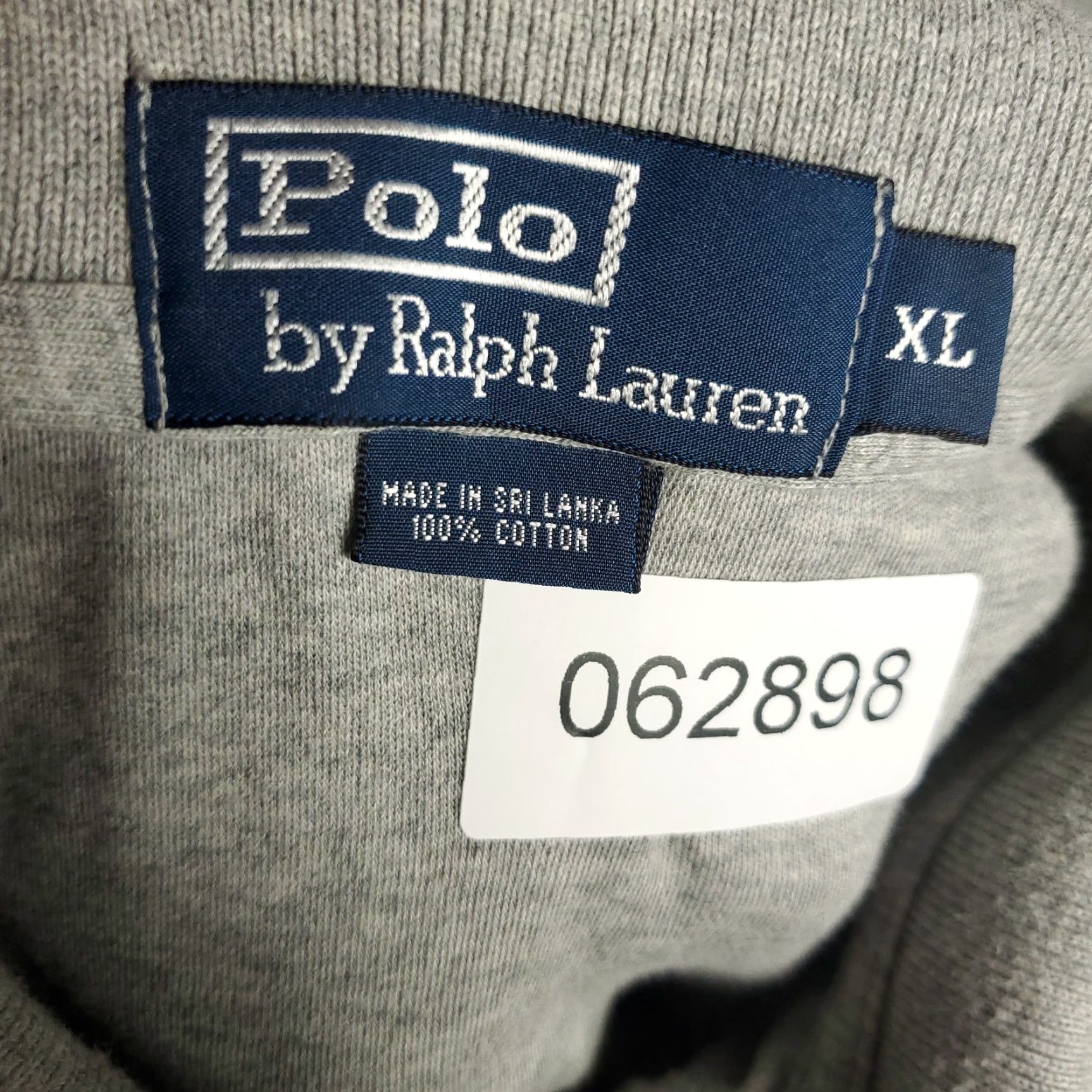 Ralph Lauren VINTAGE Ralph Lauren Polo Shirt Mens XL Gray Cotton Short Sleeve Casual Classic Preppy Size US XL / EU 56 / 4 - 7 Thumbnail