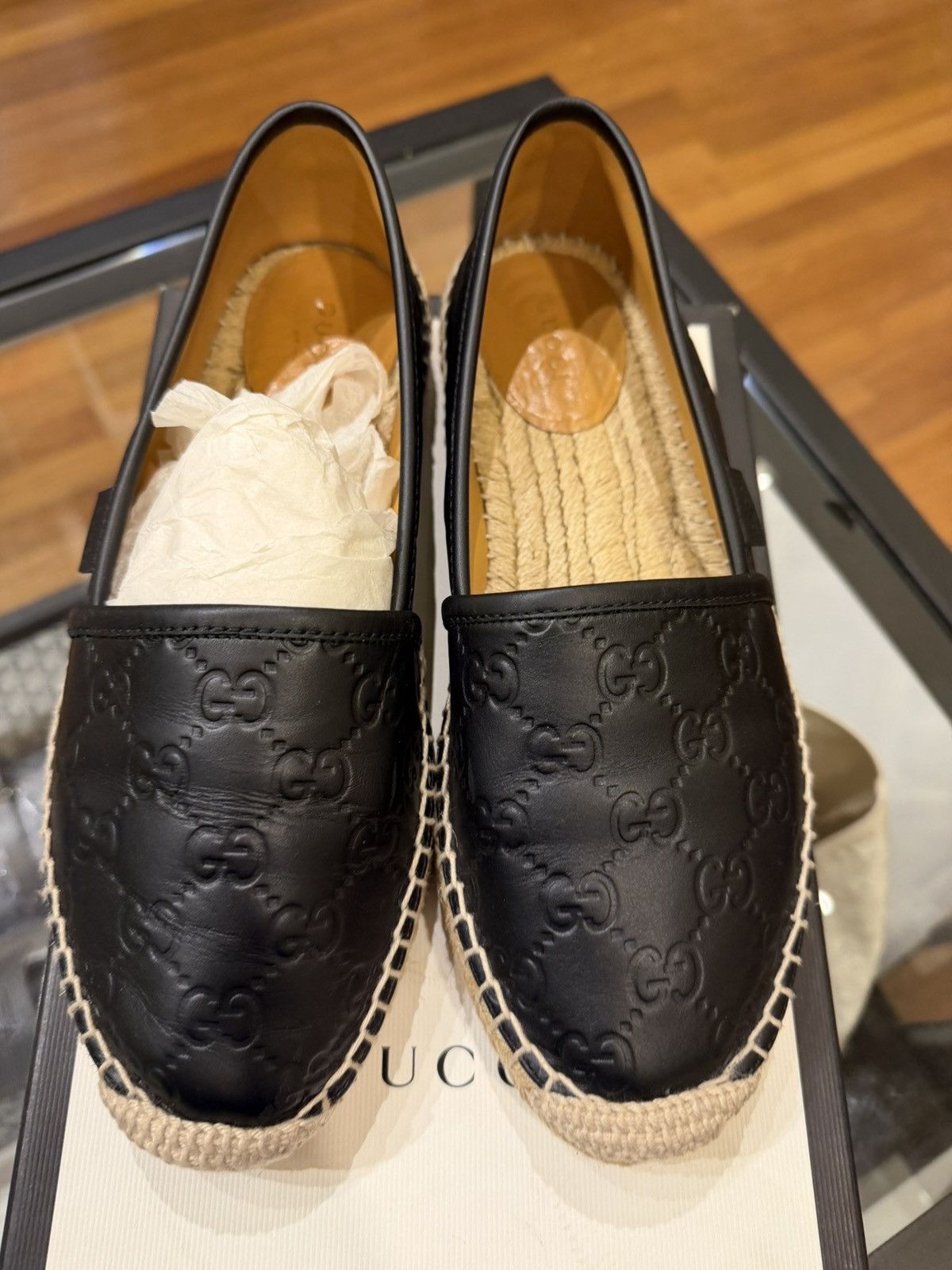 Gucci Gucci Monogram Flats Size US 7.5 / IT 37.5 - 4 Thumbnail