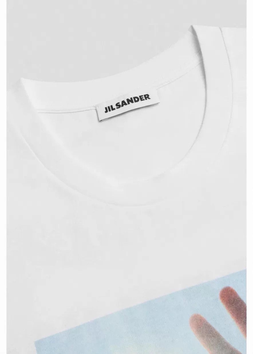 Jil Sander JIL SANDER Unisex Cotton LS Pattern Tee S Size S / US 4 / IT 40 - 4 Thumbnail