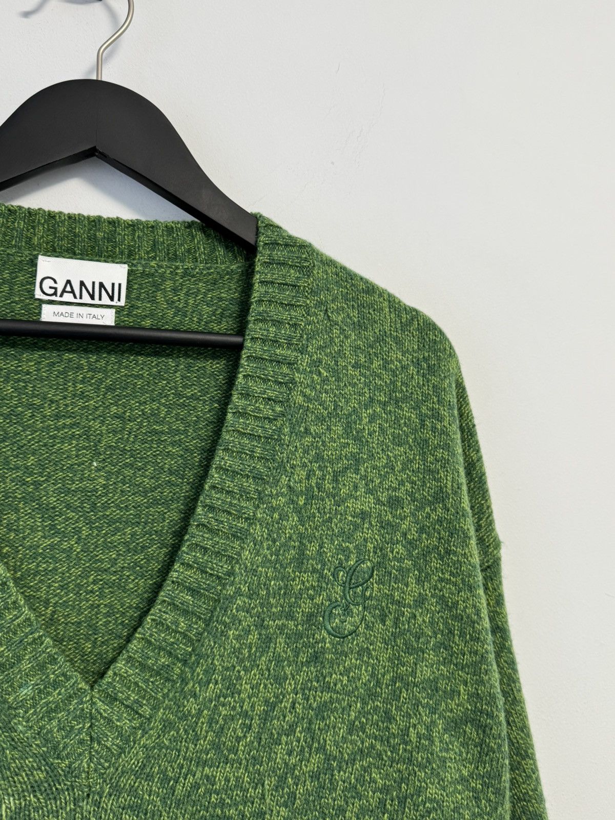 Ganni GANNI Wool Blend V Neck Sweater Women’s Size L/XL Size L / US 10 / IT 46 - 5 Thumbnail