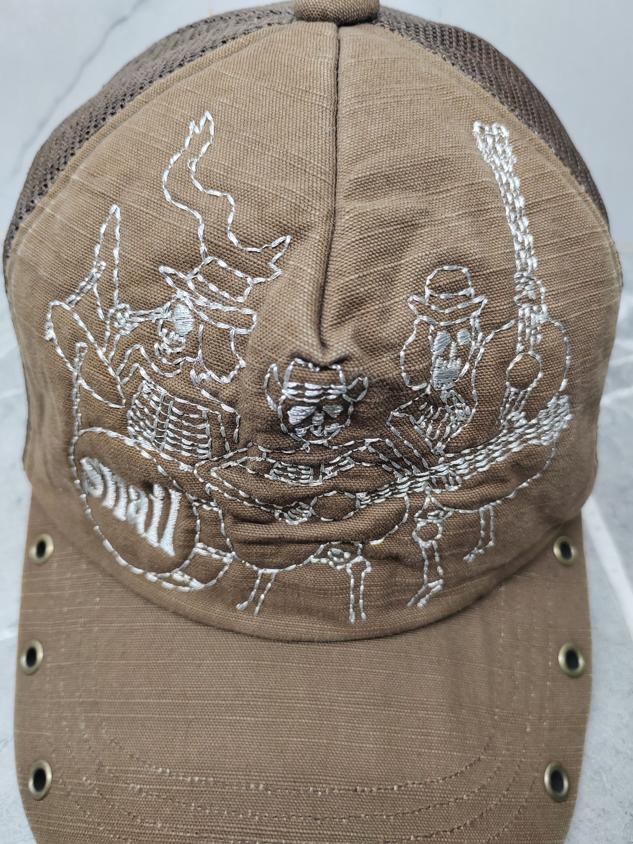 Japanese Brand Vintage Snail Trucker Cap Hat Size ONE SIZE - 3 Thumbnail