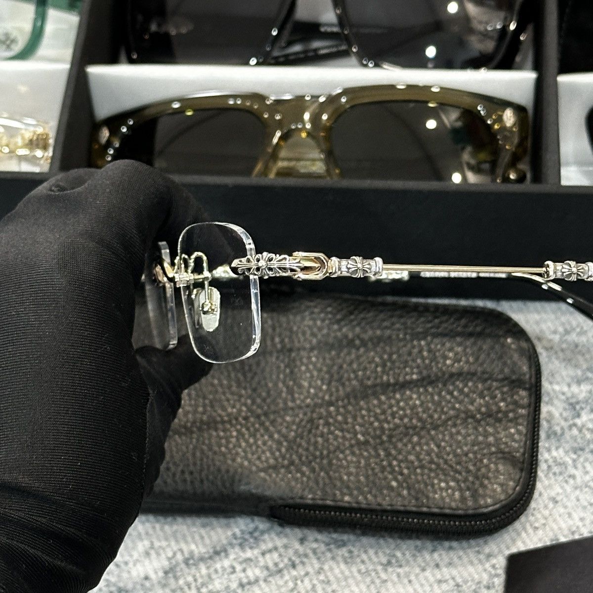 Chrome Hearts CHROME HEARTS PILLS III EYEGLASSES Size ONE SIZE - 5 Thumbnail